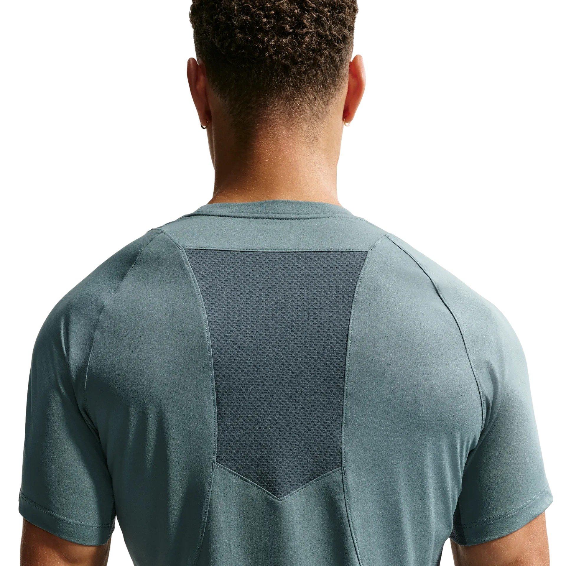 Nike Men's Pro Training Dri-FIT ADV Short-Sleeve Top - GREY Thumbnail View 2