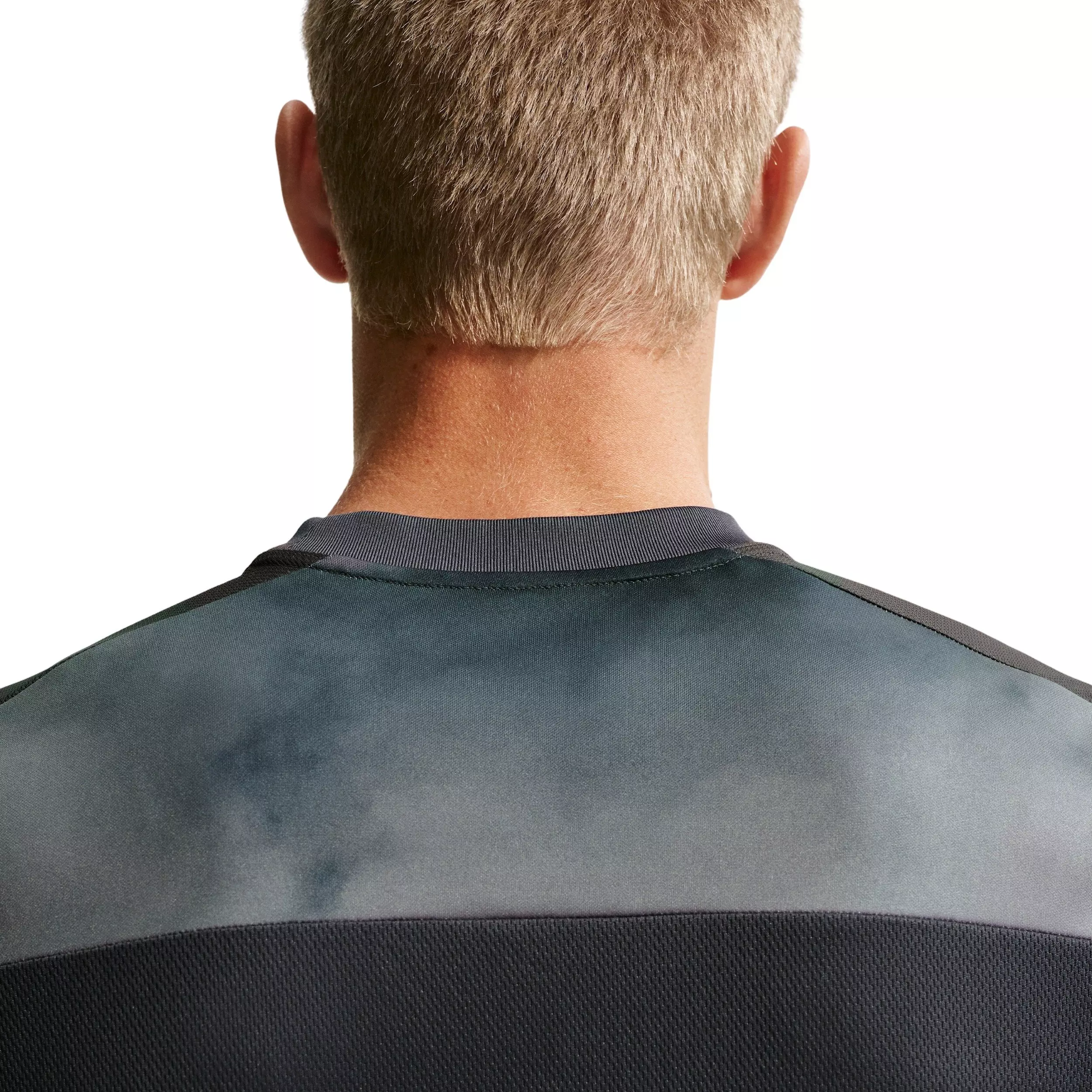 Nike Men's Academy+ Dri-FIT Short-Sleeve Football Shirt - BLACK/GREY