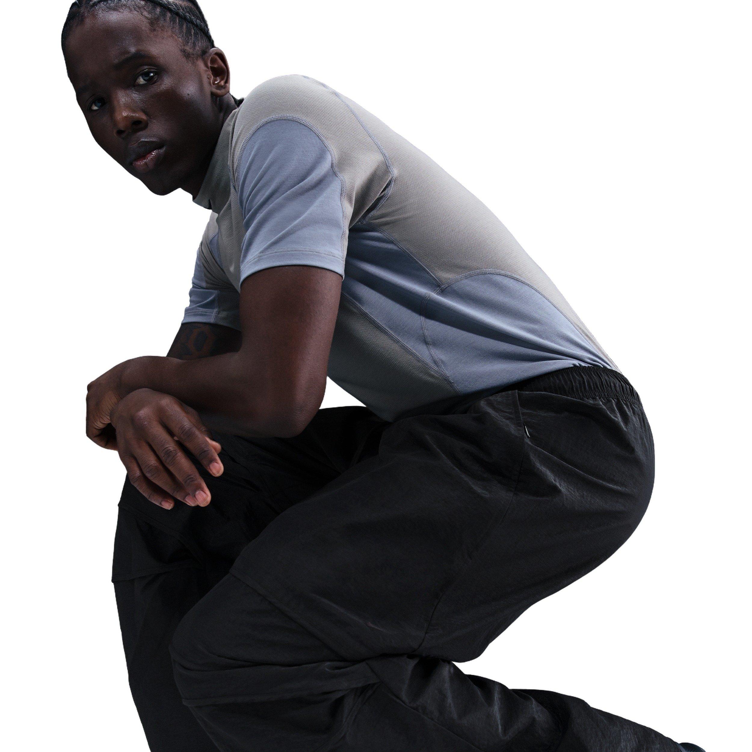 Nike Men's Tech Woven Ergo Woven Convertible Oversized Pants -Black - BLACK Thumbnail View 3