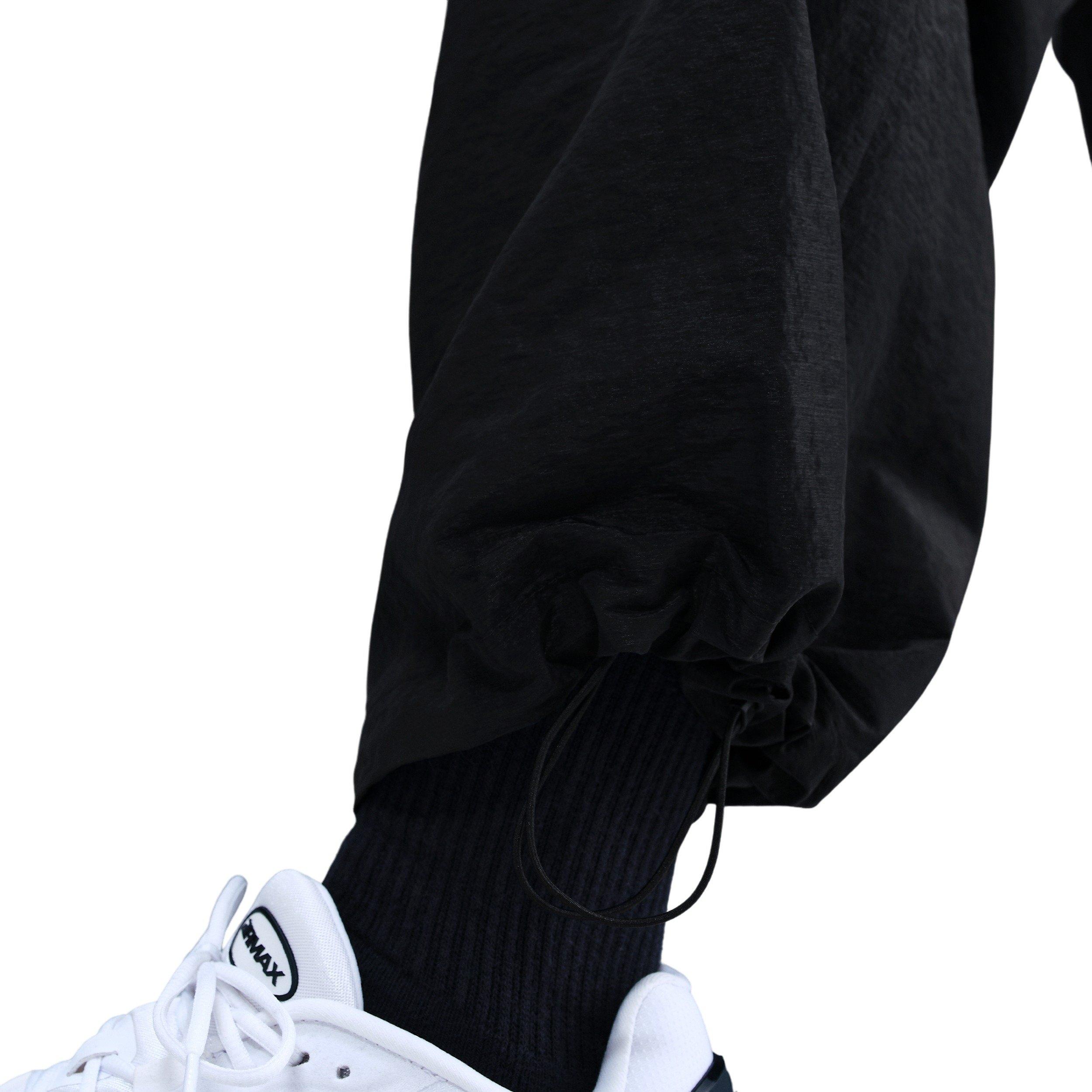 Nike Men's Tech Woven Ergo Woven Convertible Oversized Pants - Black - BLACK Thumbnail View 5