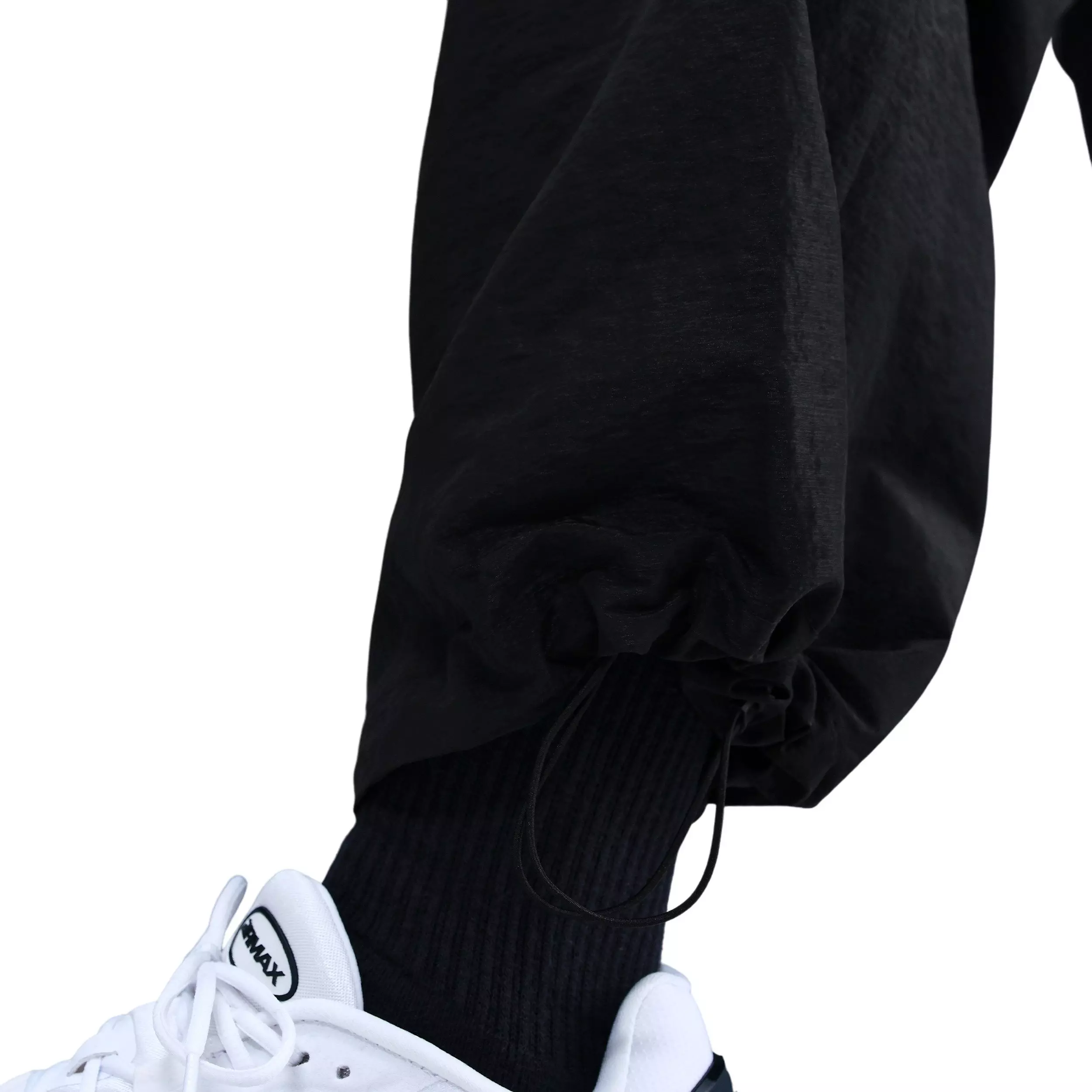 Nike Men's Tech Woven Ergo Woven Convertible Oversized Pants - Black - BLACK