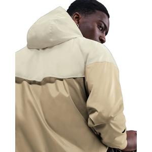 Nike Men's Sportswear Windrunner Hooded Jacket -Beige/Khaki