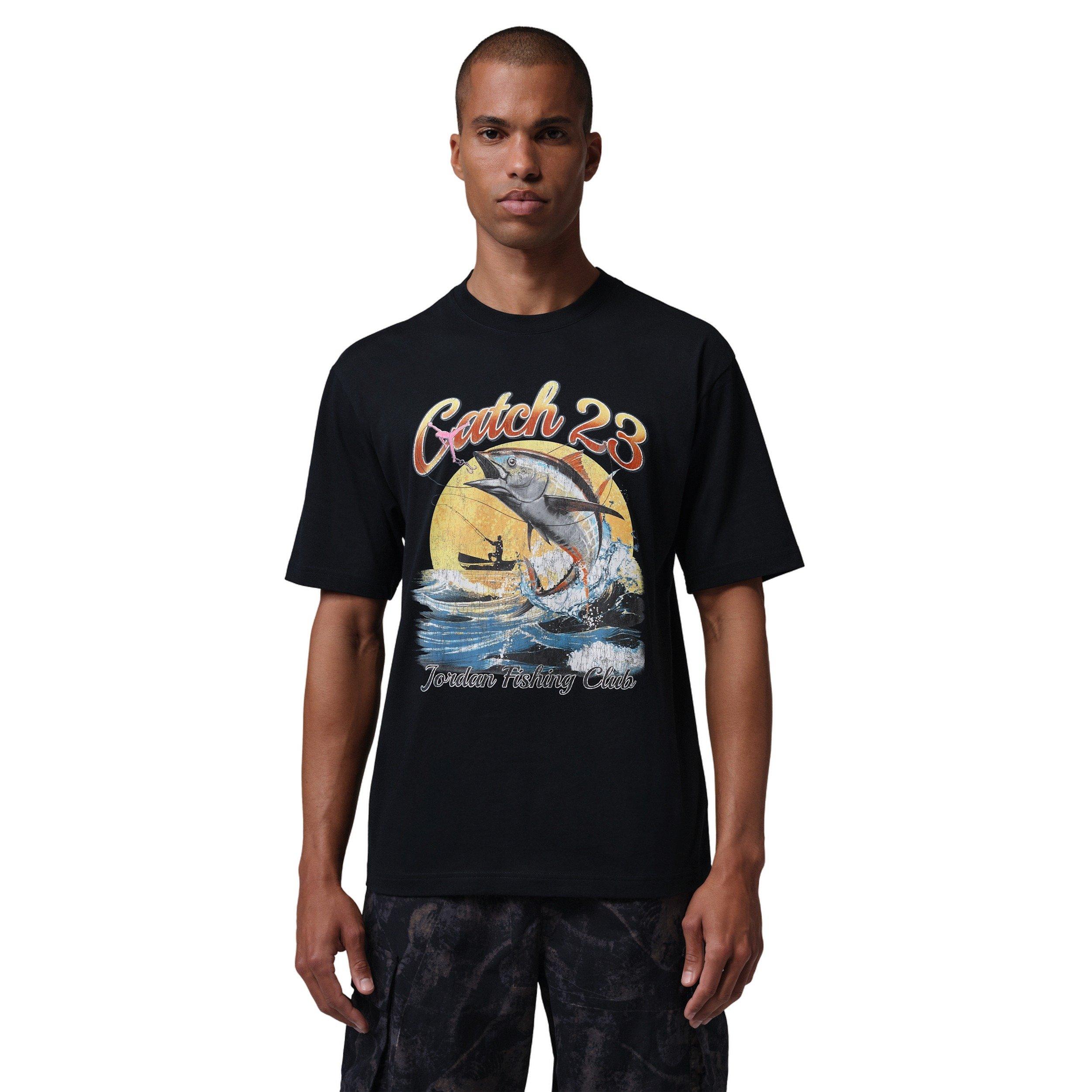Jordan Men's Catch 23 Graphic T-Shirt - BLACK Thumbnail View 1