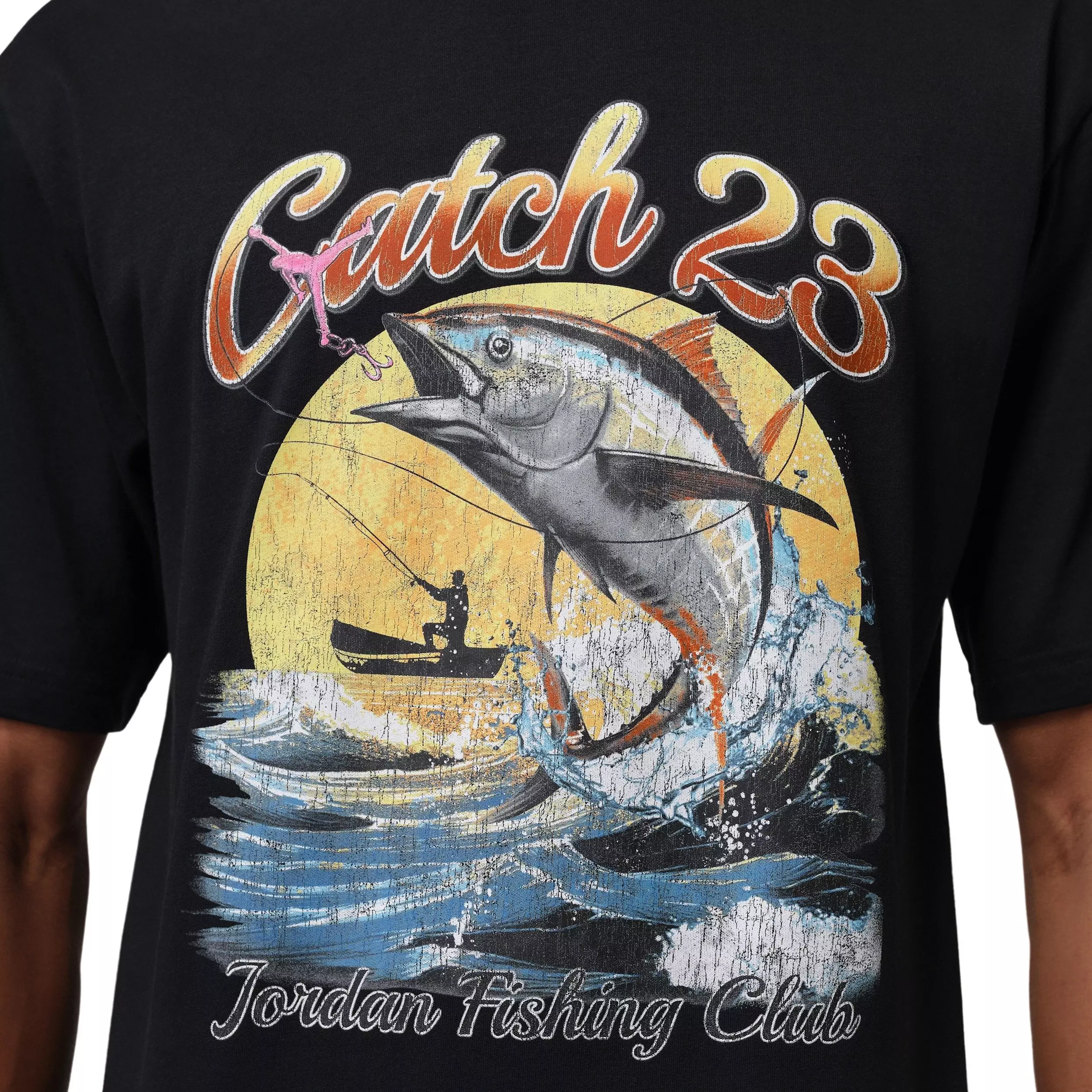 Jordan Men's Catch 23 Graphic T-Shirt - BLACK