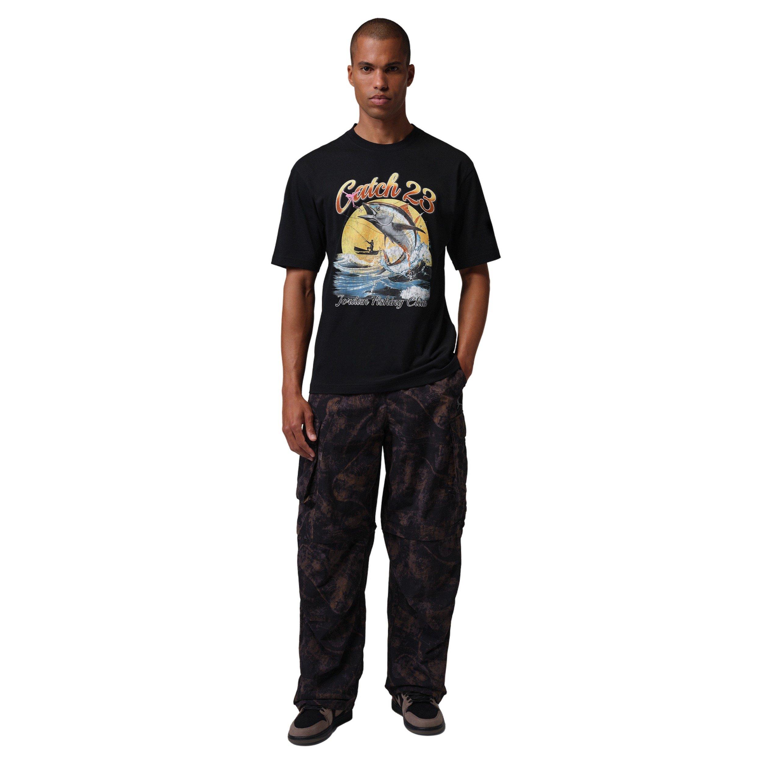 Jordan Men's Catch 23 Graphic T-Shirt - BLACK Thumbnail View 6