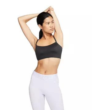 NIKE Indy Luxe Sports Bra in White XS NWT