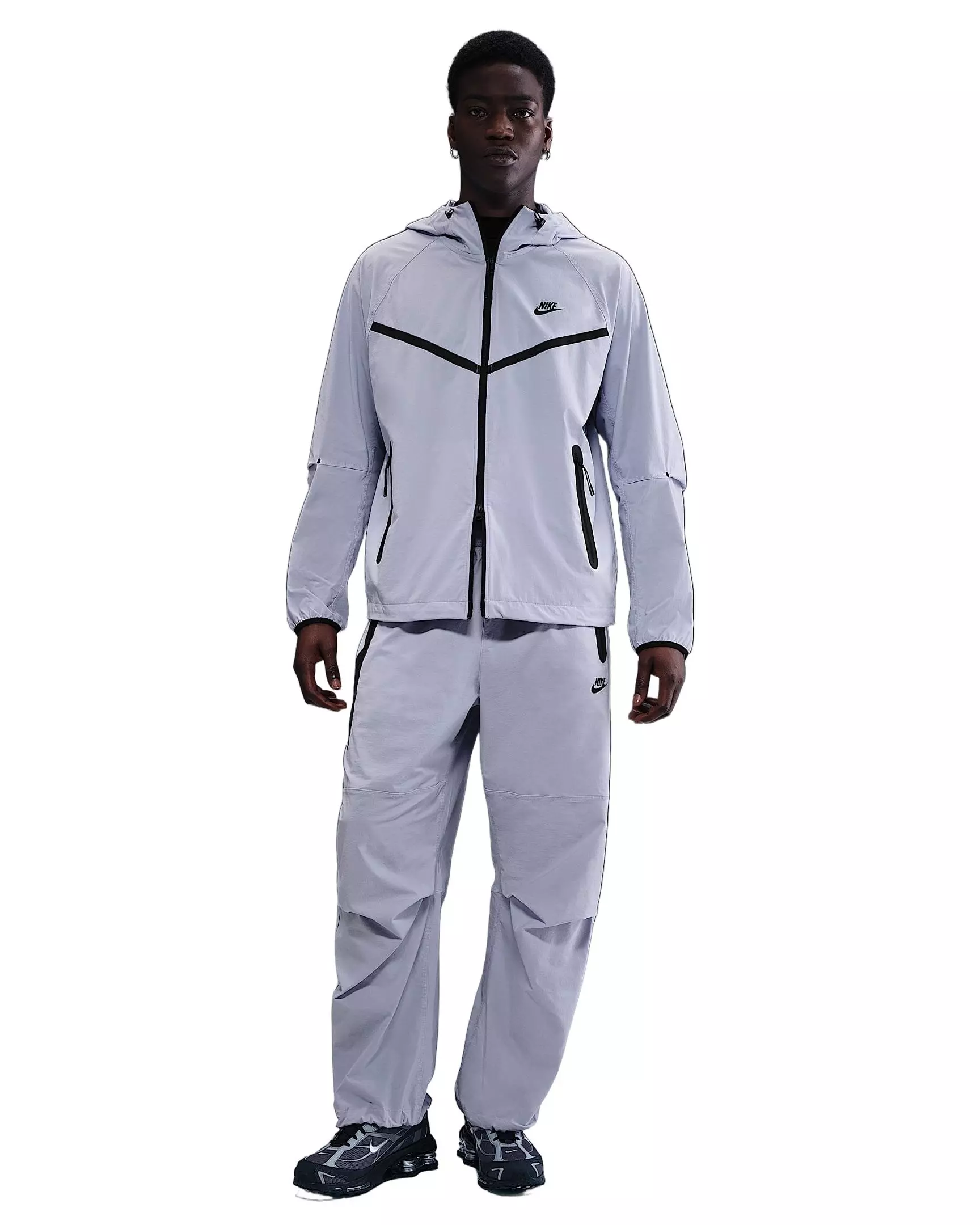 Nike Men's Tech Woven Jacket - Grey - GREY