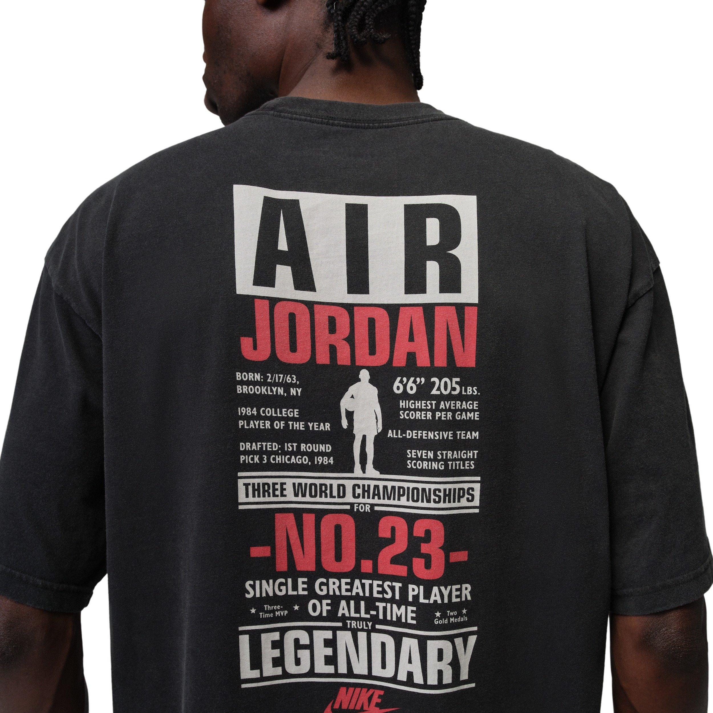 Jordan Men's Flight Legend Short-Sleeve T-Shirt - Black - BLACK Thumbnail View 5