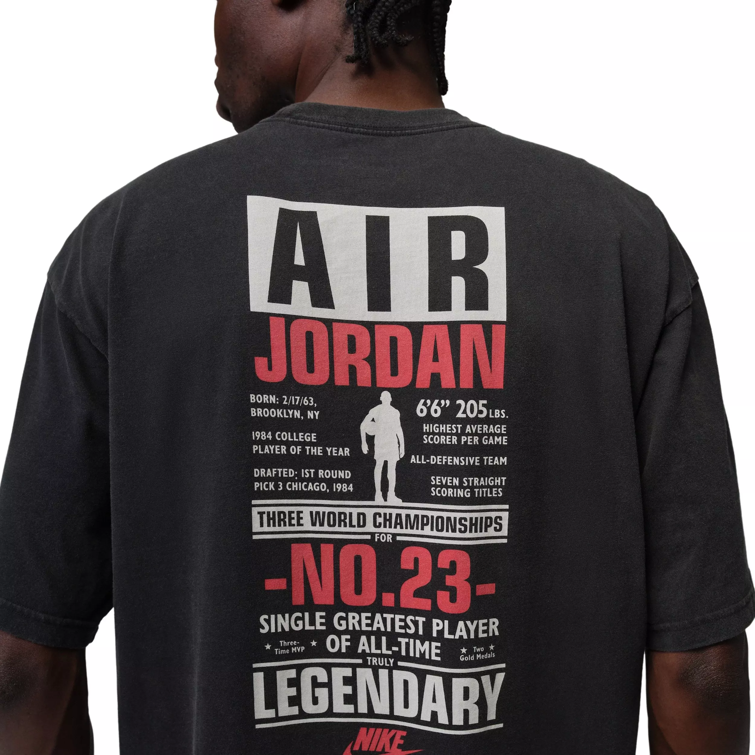 Jordan Men's Flight Legend Short-Sleeve T-Shirt - Black - BLACK