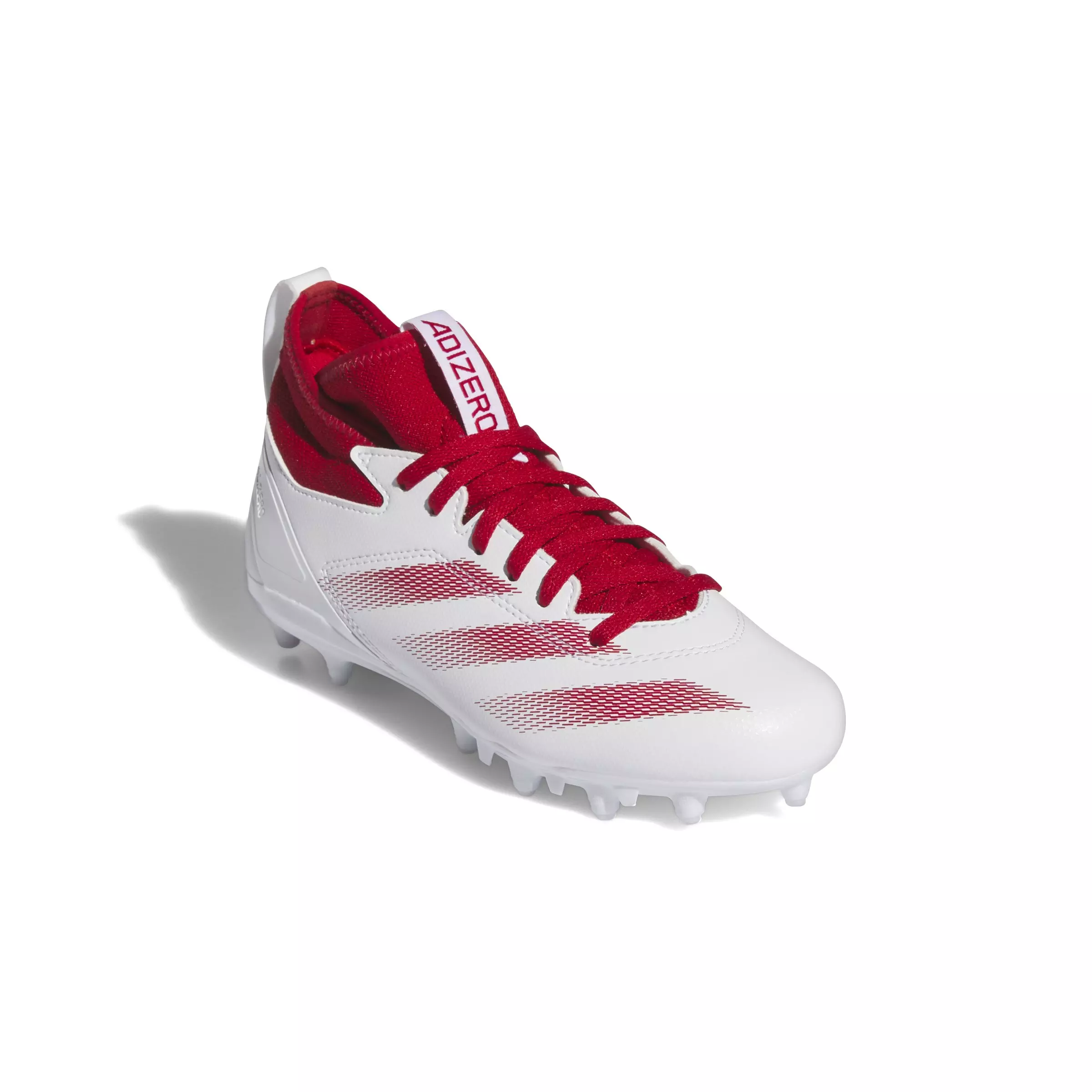 adidas Adizero Impact.2 "Ftwr White/Team Power Red 2/Ftwr White" Grade School Boys' Football Cleat - WHITE/RED/WHITE