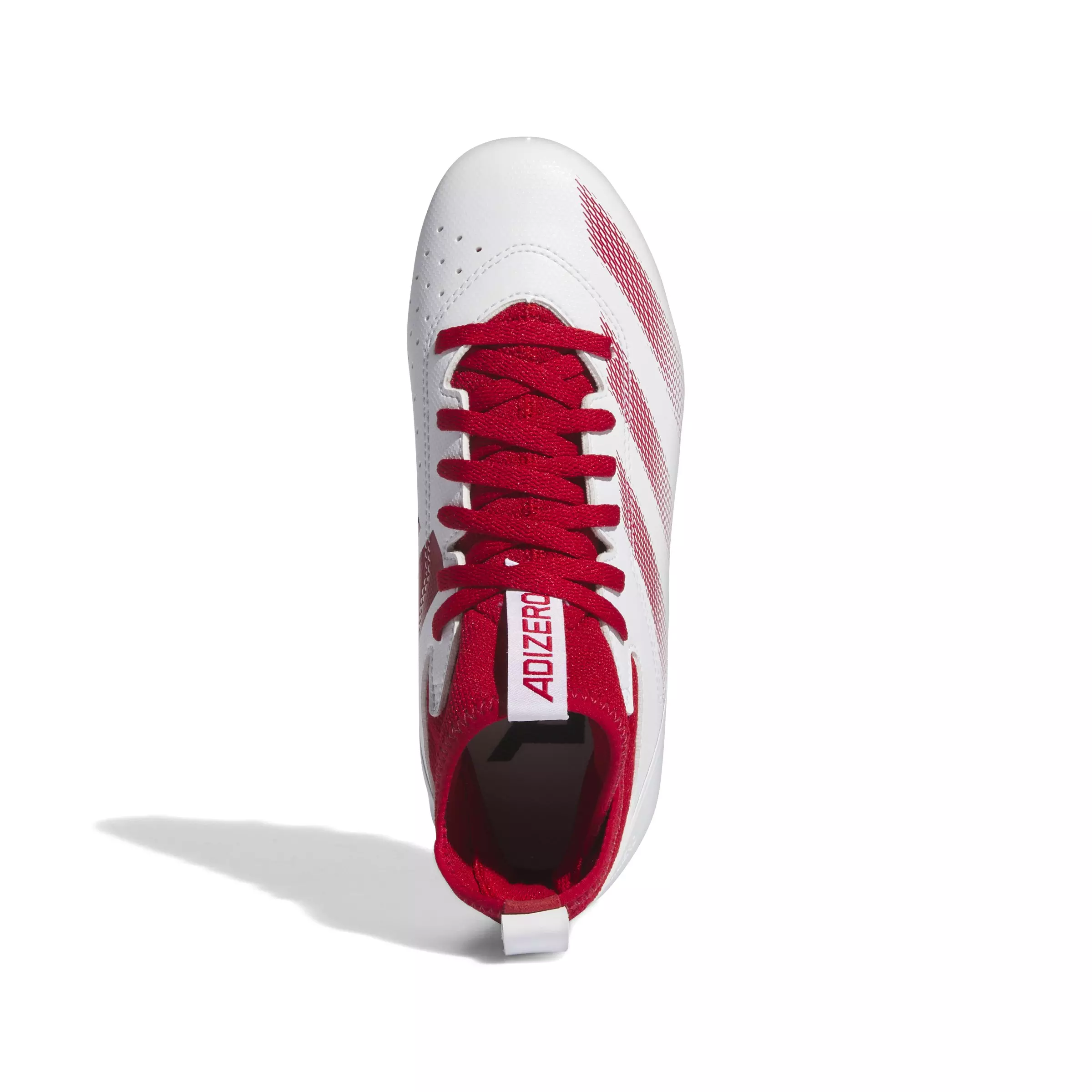 adidas Adizero Impact.2 "Ftwr White/Team Power Red 2/Ftwr White" Grade School Boys' Football Cleat - WHITE/RED/WHITE