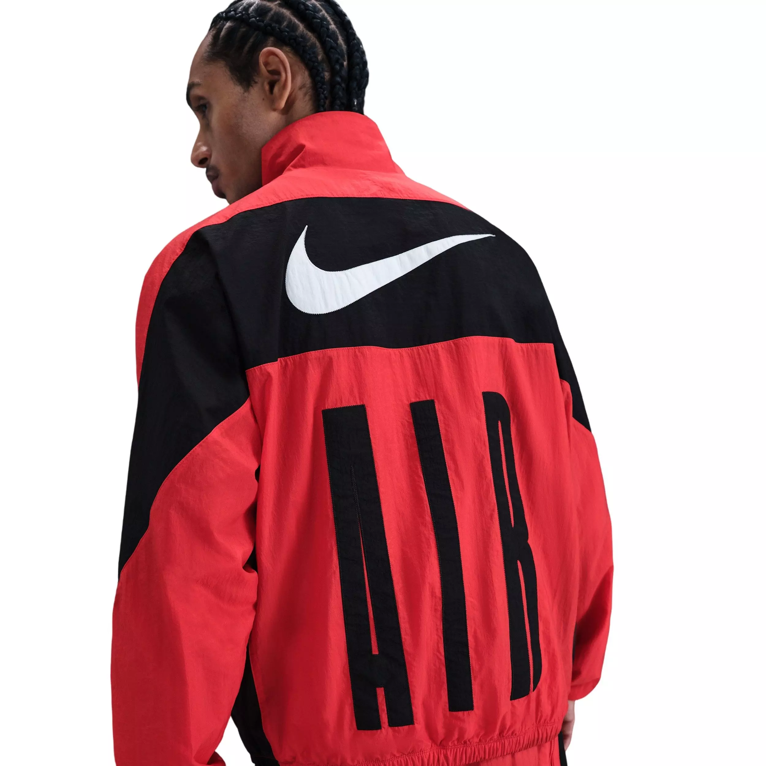 Nike Air Men's Woven Track Jacket - Red - RED