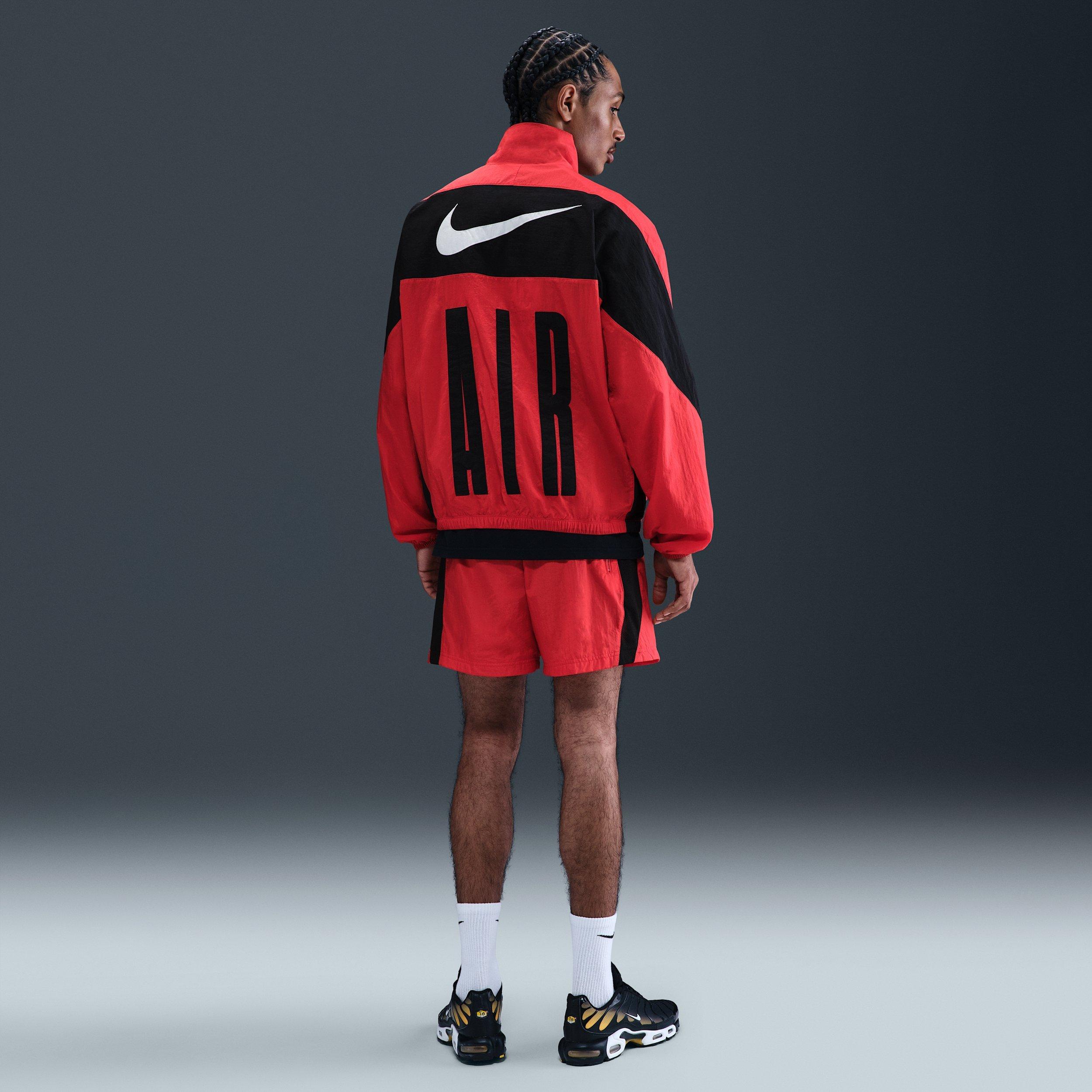 Nike Air Men's Woven Track Jacket -Red - RED Thumbnail View 5