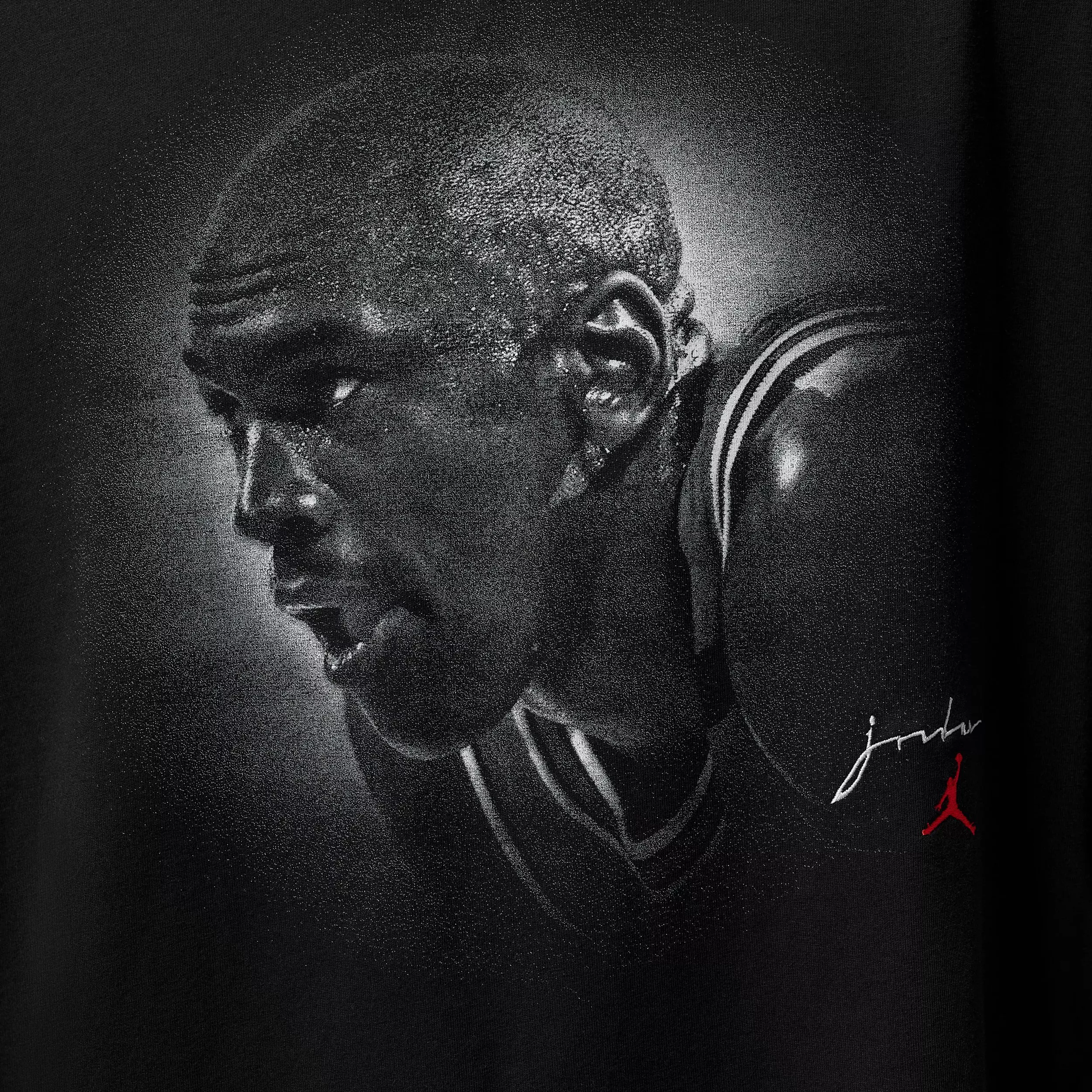 Jordan Men's Flight Essentials Big Face Graphic T-Shirt - BLACK