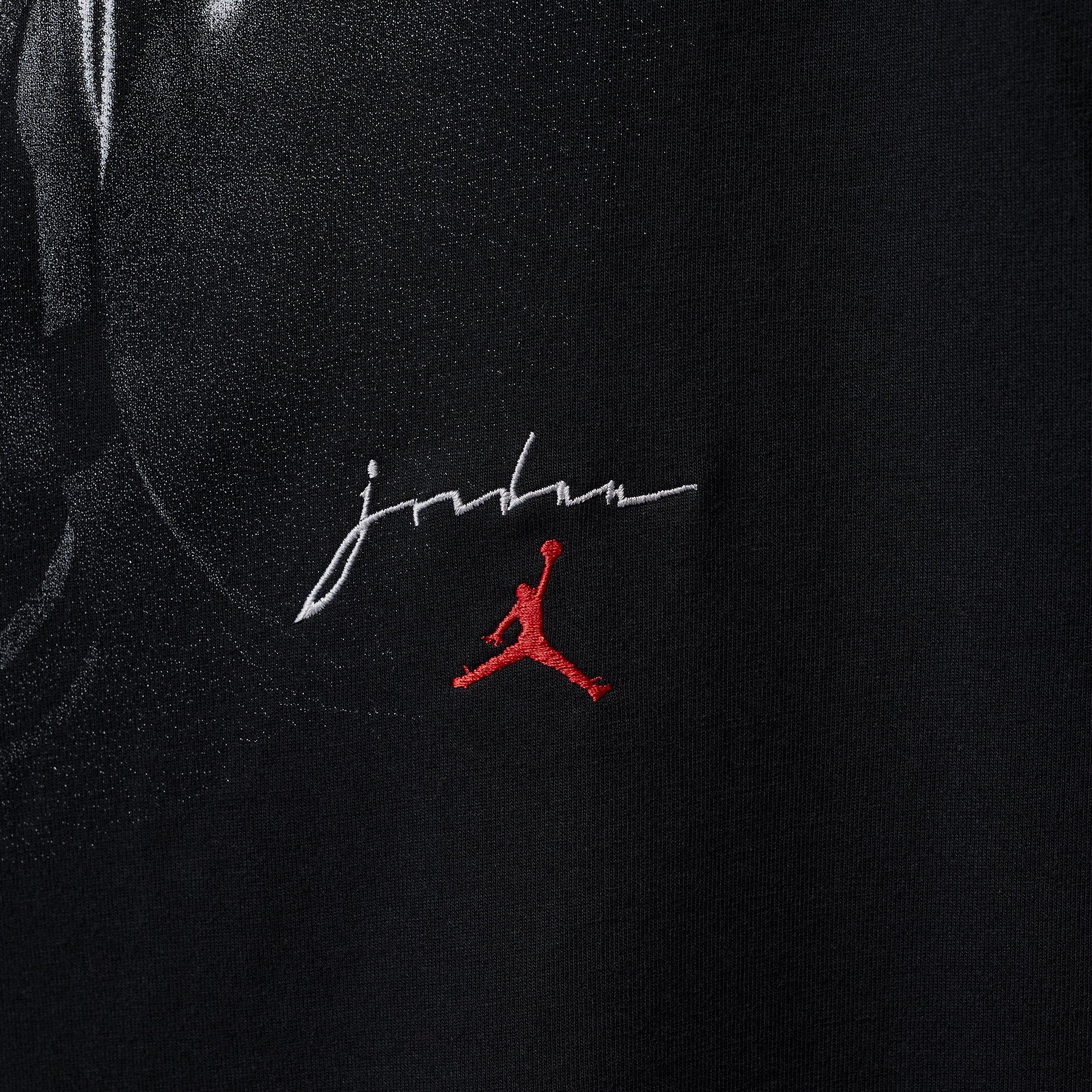 Jordan Men's Flight Essentials Big Face Graphic T-Shirt - BLACK Thumbnail View 5