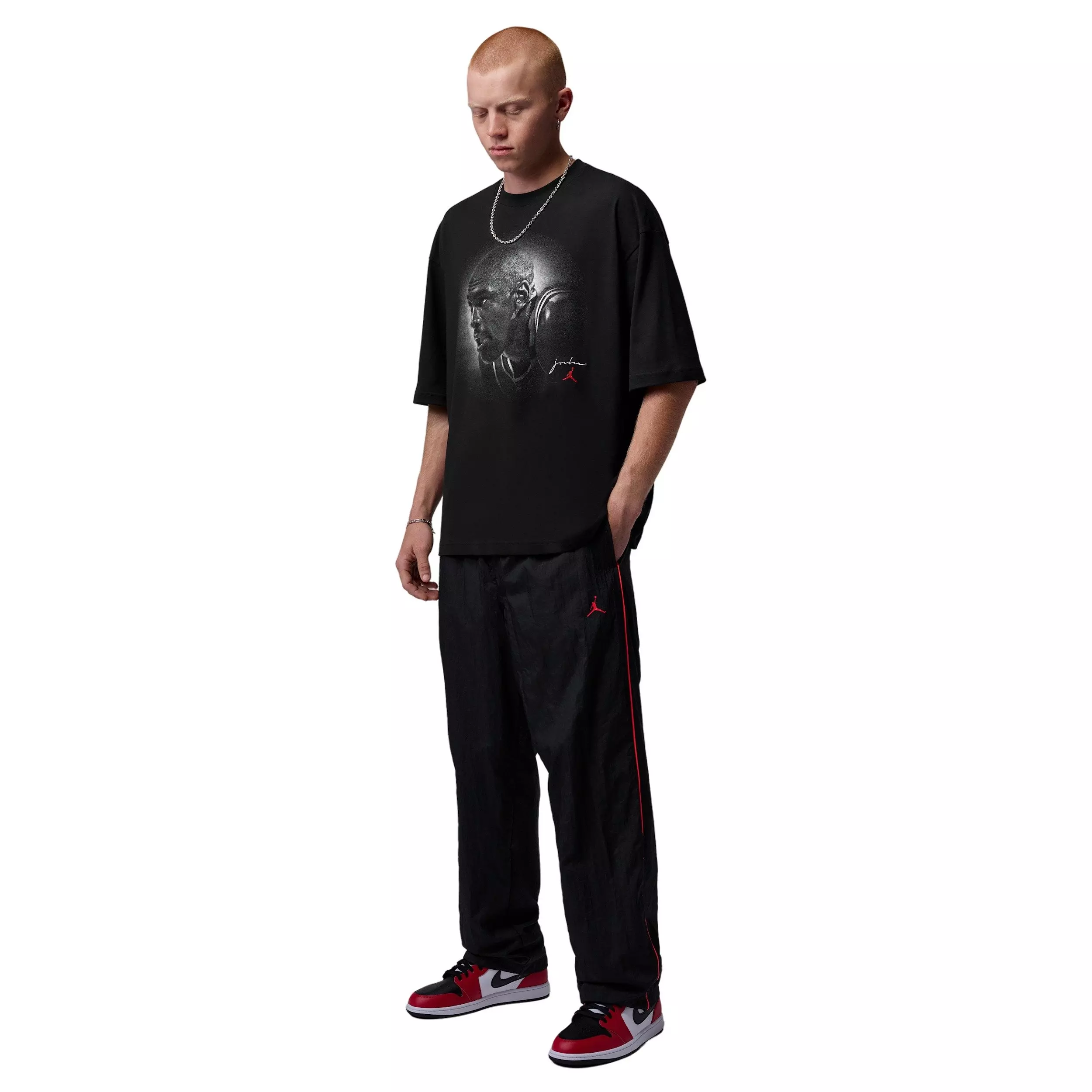 Jordan Men's Flight Essentials Big Face Graphic T-Shirt - BLACK