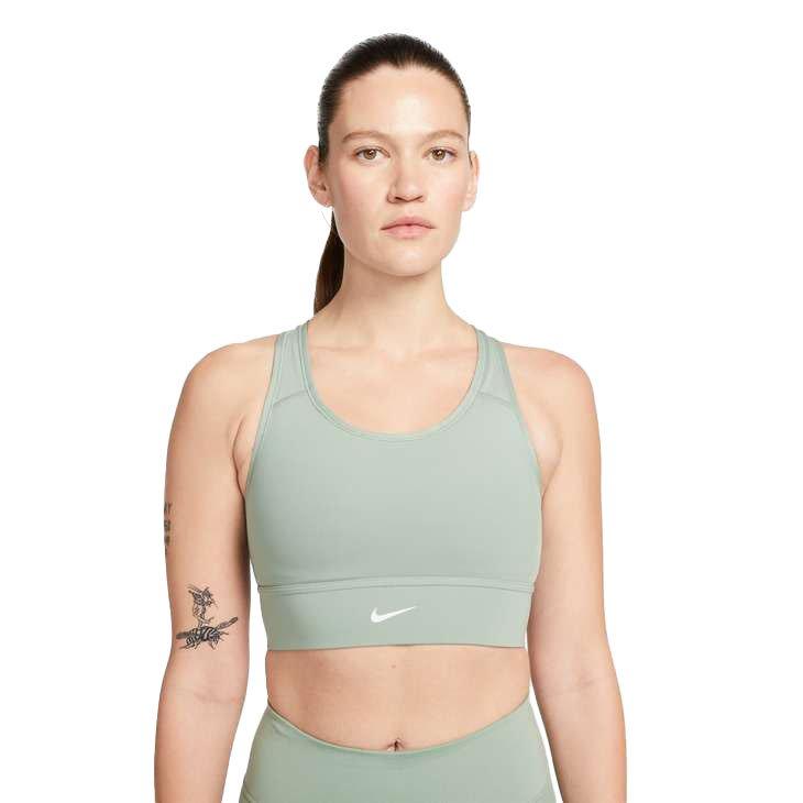 Nike Dri-FIT Swoosh Women's Medium-Support 1-Piece Padded Longline Sports  Bra : : Clothing, Shoes & Accessories