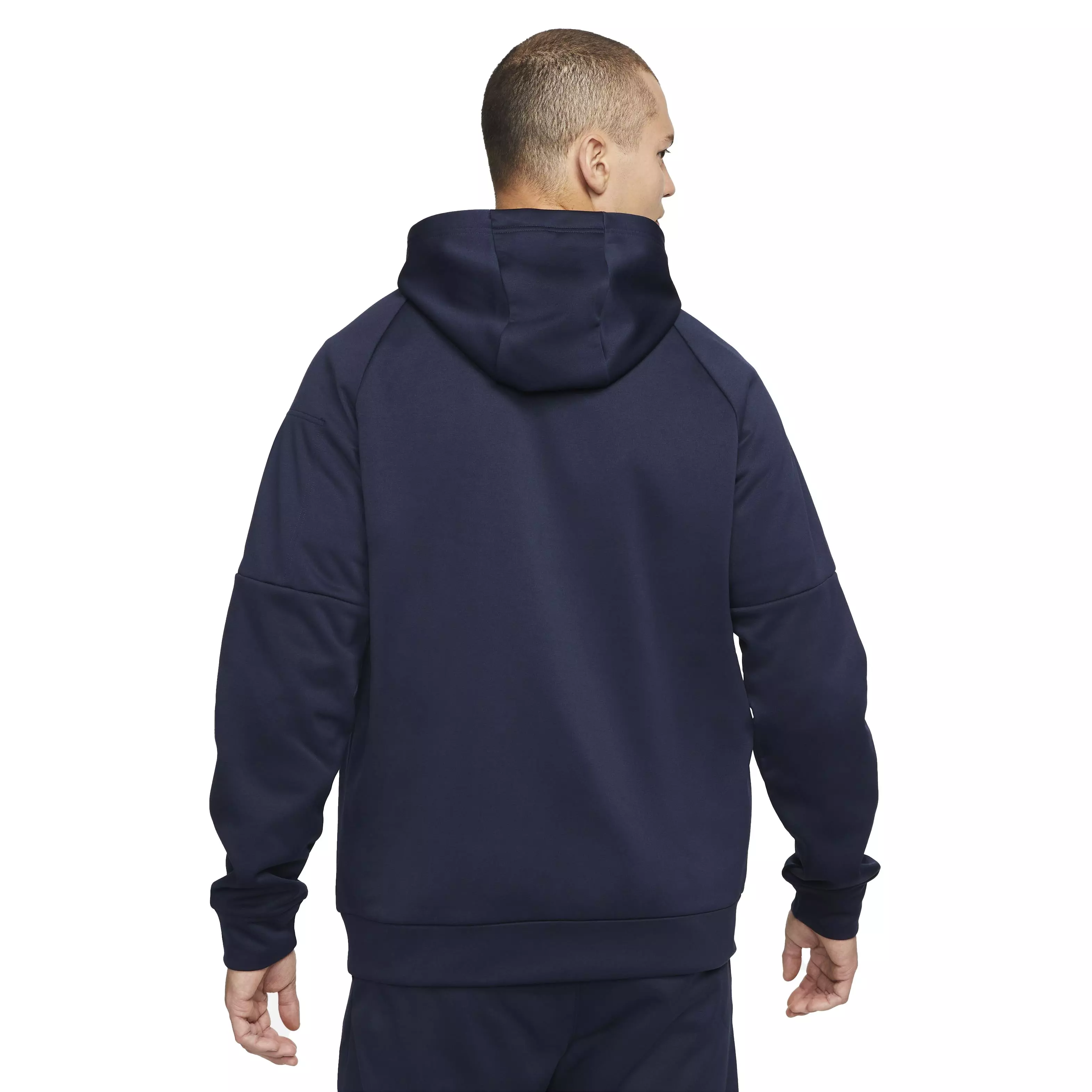 Nike Men's Therma-Fit Full-Zip Fitness Fleece Hoodie - NAVY