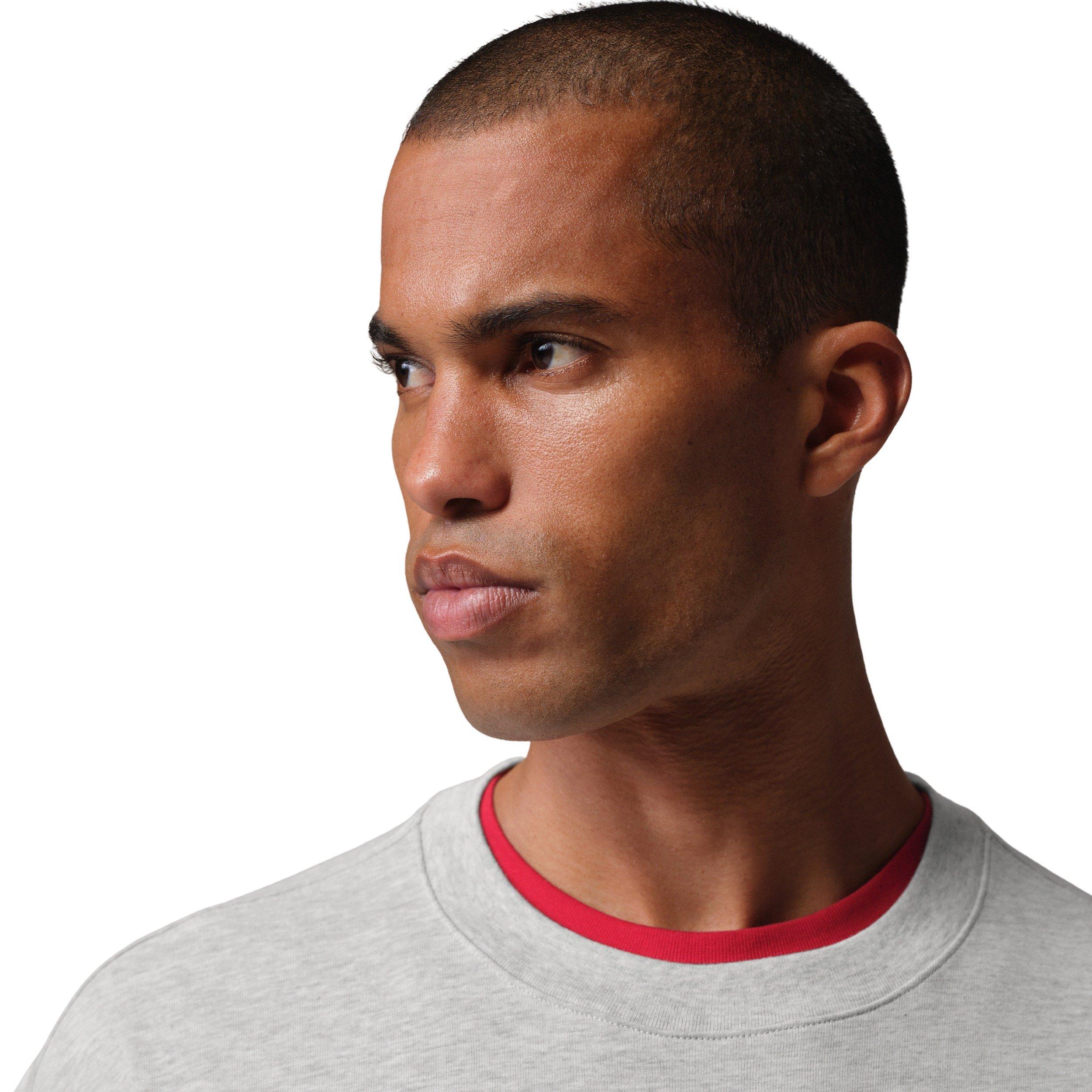 Jordan Men's Flight Oversized Graphic T-Shirt - GREY Thumbnail View 3