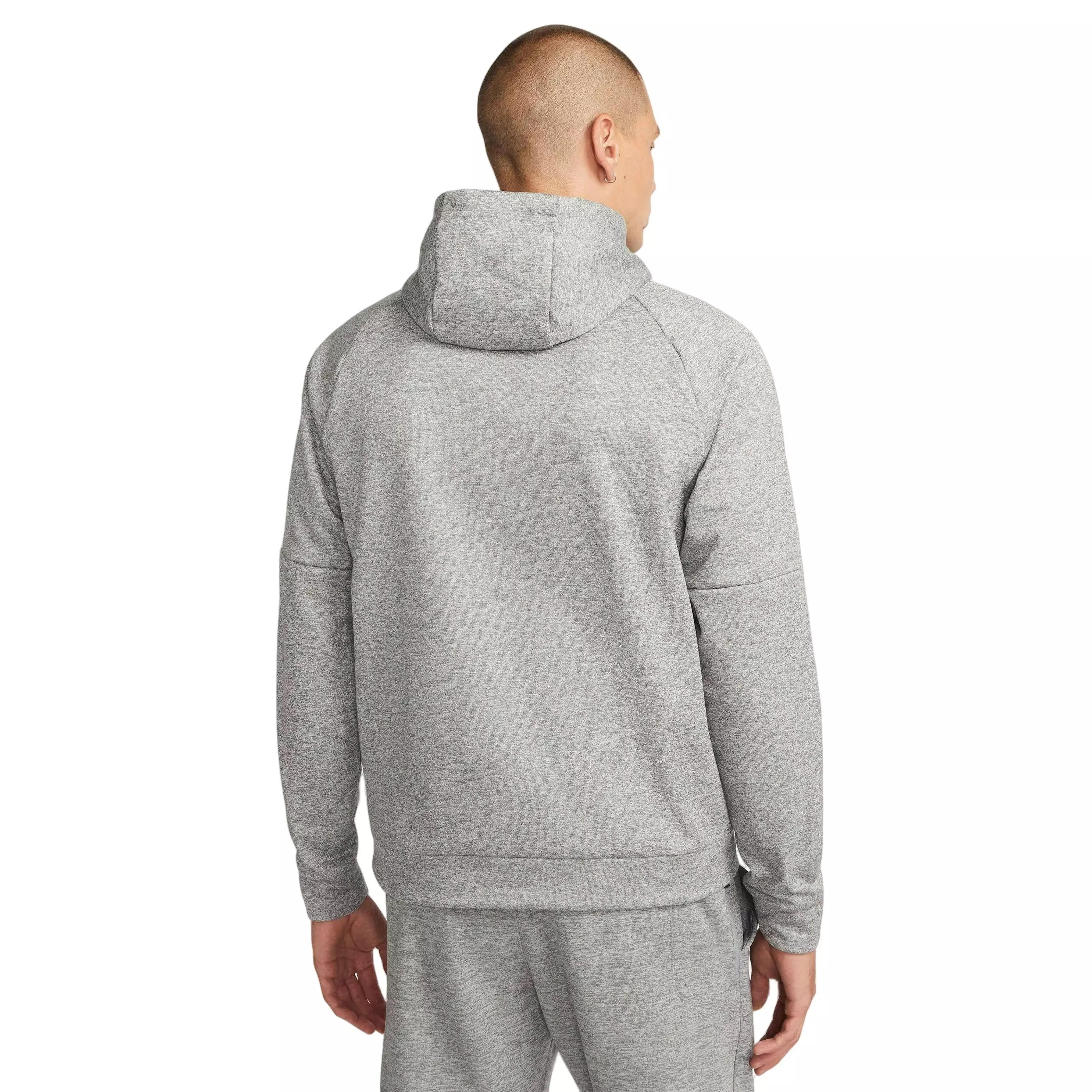 Nike Men's Therma-Fit Pullover Fitness Fleece Hoodie - GREY