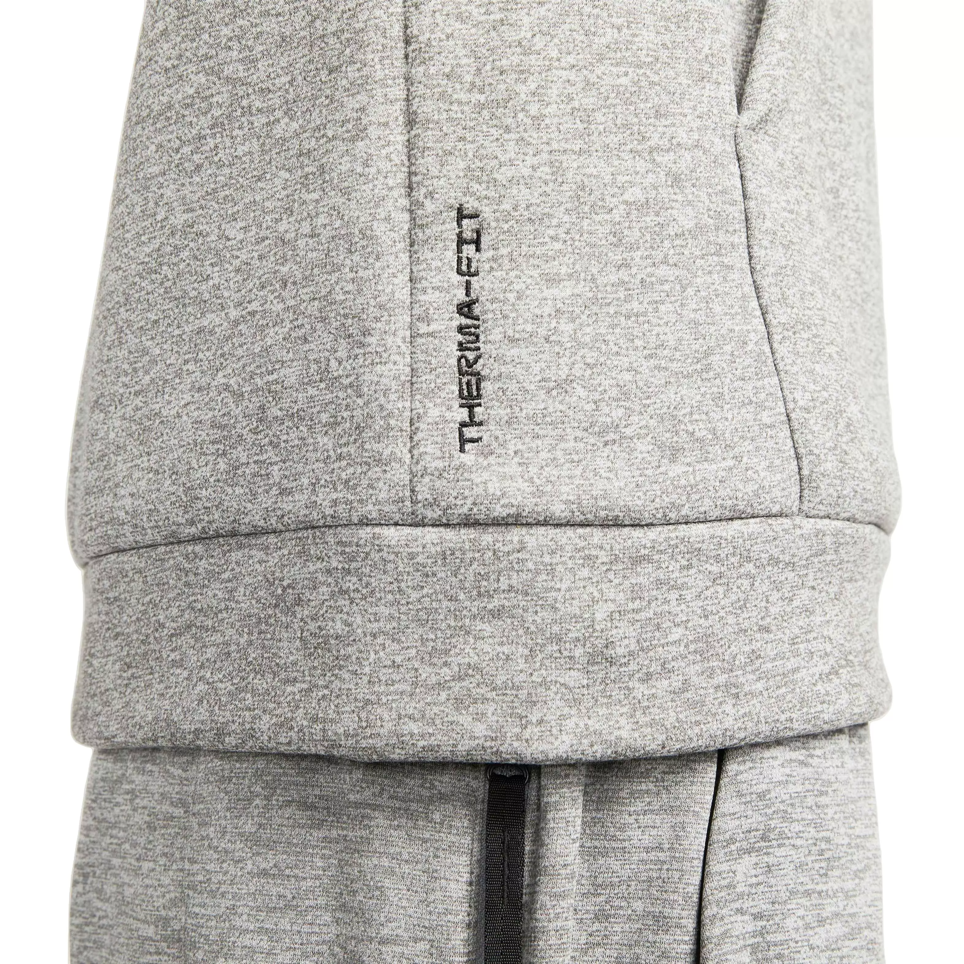 Nike Men's Therma-Fit Pullover Fitness Fleece Hoodie - GREY