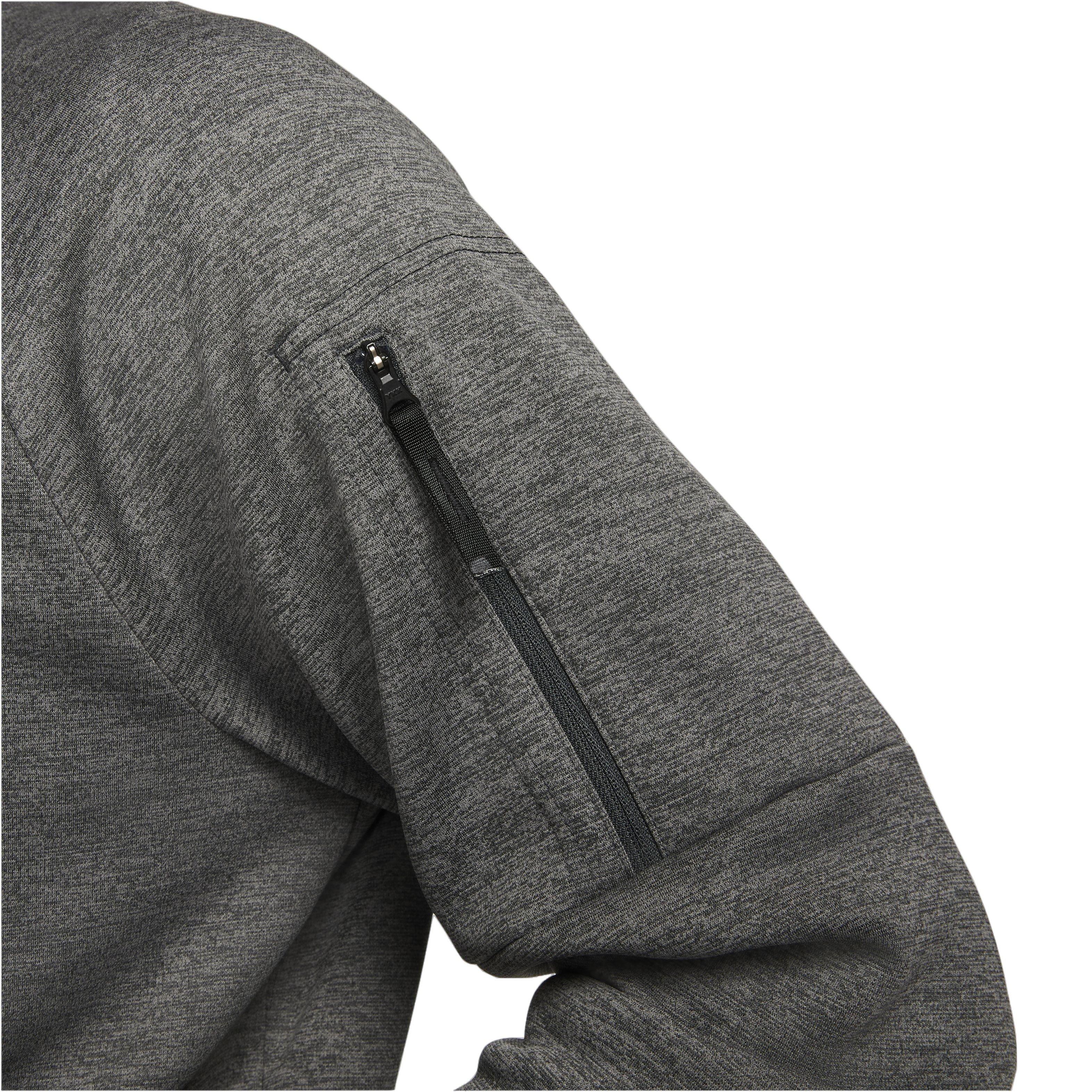 Nike Men's Therma-Fit Pullover Fitness Fleece Hoodie - CHARCOAL GREY Thumbnail View 4