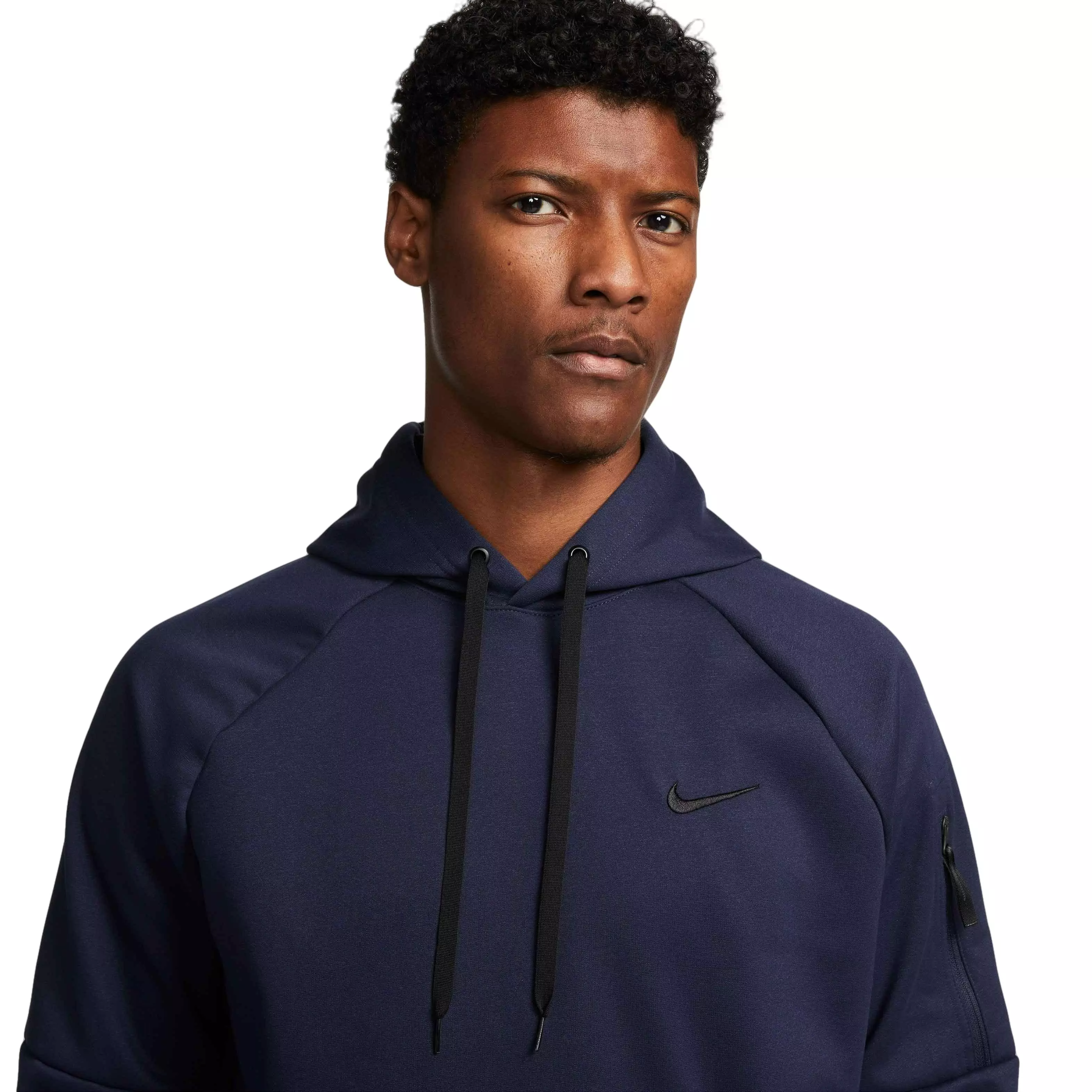 Nike Men's Therma-Fit Pullover Fitness Fleece Hoodie - NAVY