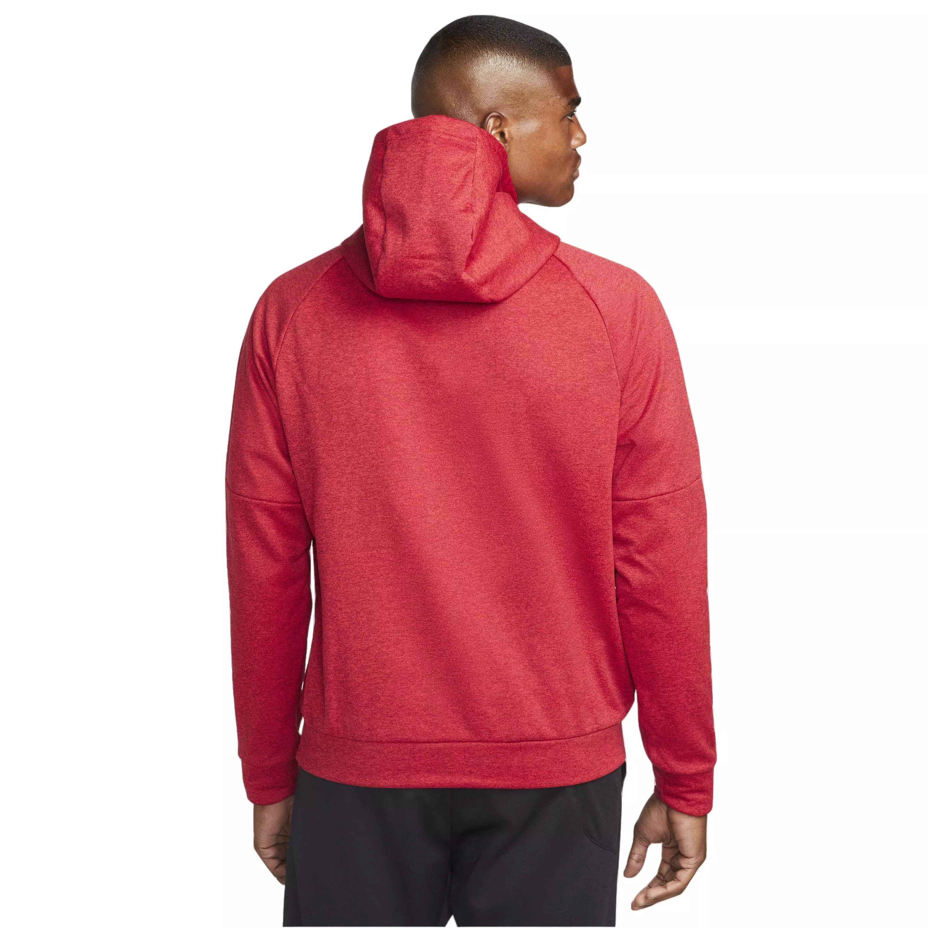Nike Men's Therma-Fit Pullover Fitness Fleece Hoodie - RED