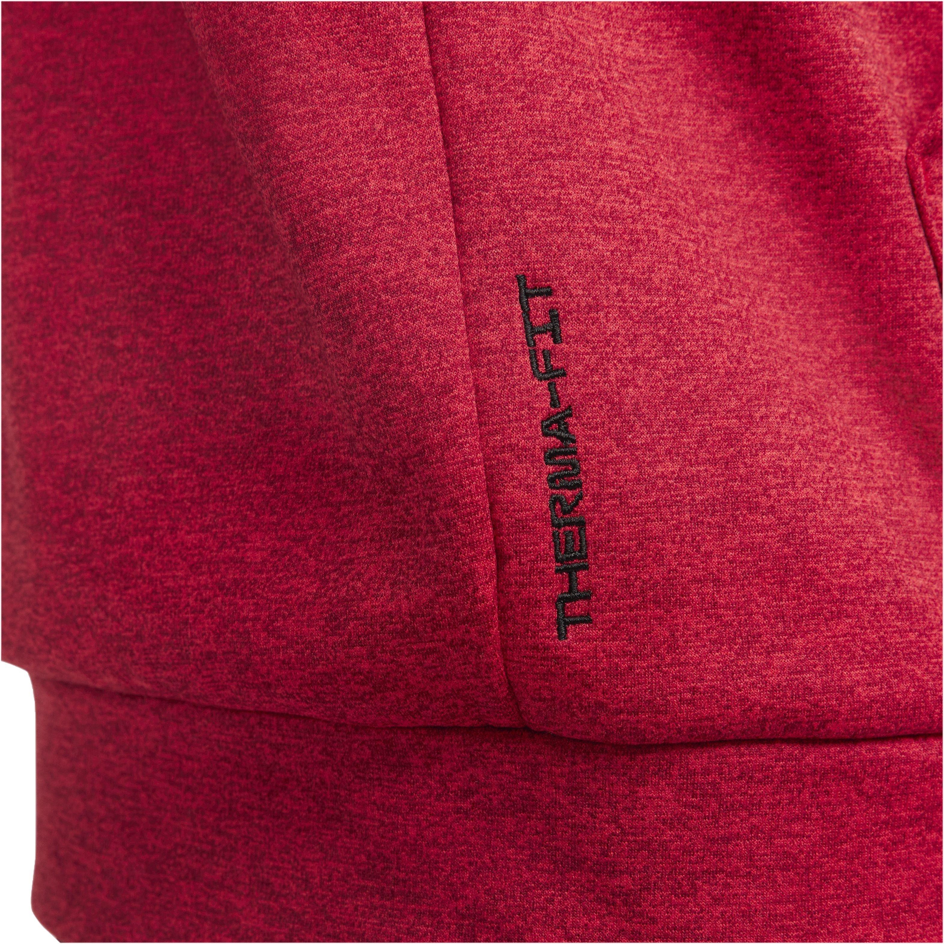 Nike Men's Therma-Fit Pullover Fitness Fleece Hoodie - RED Thumbnail View 6
