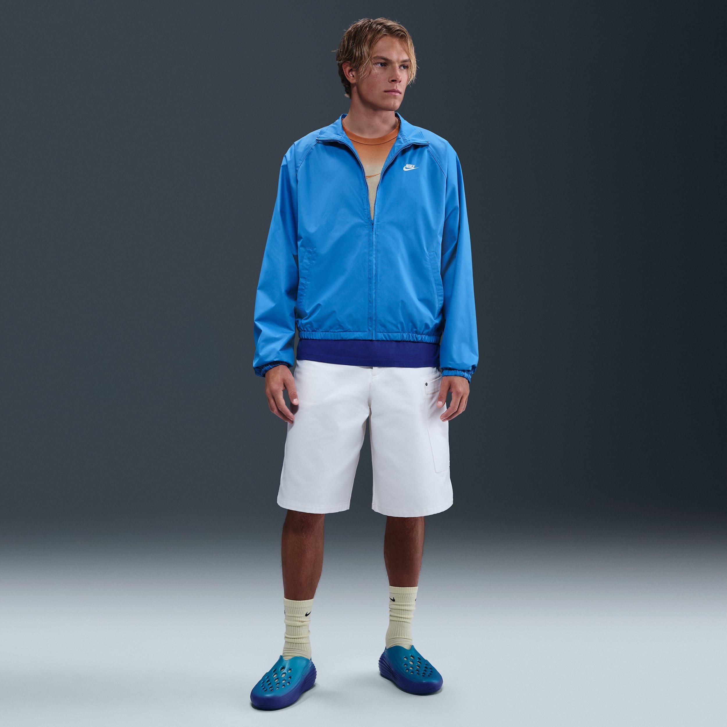 Nike Men's Sportswear Club Roscoe Full-Zip Jacket - BLUE Thumbnail View 4