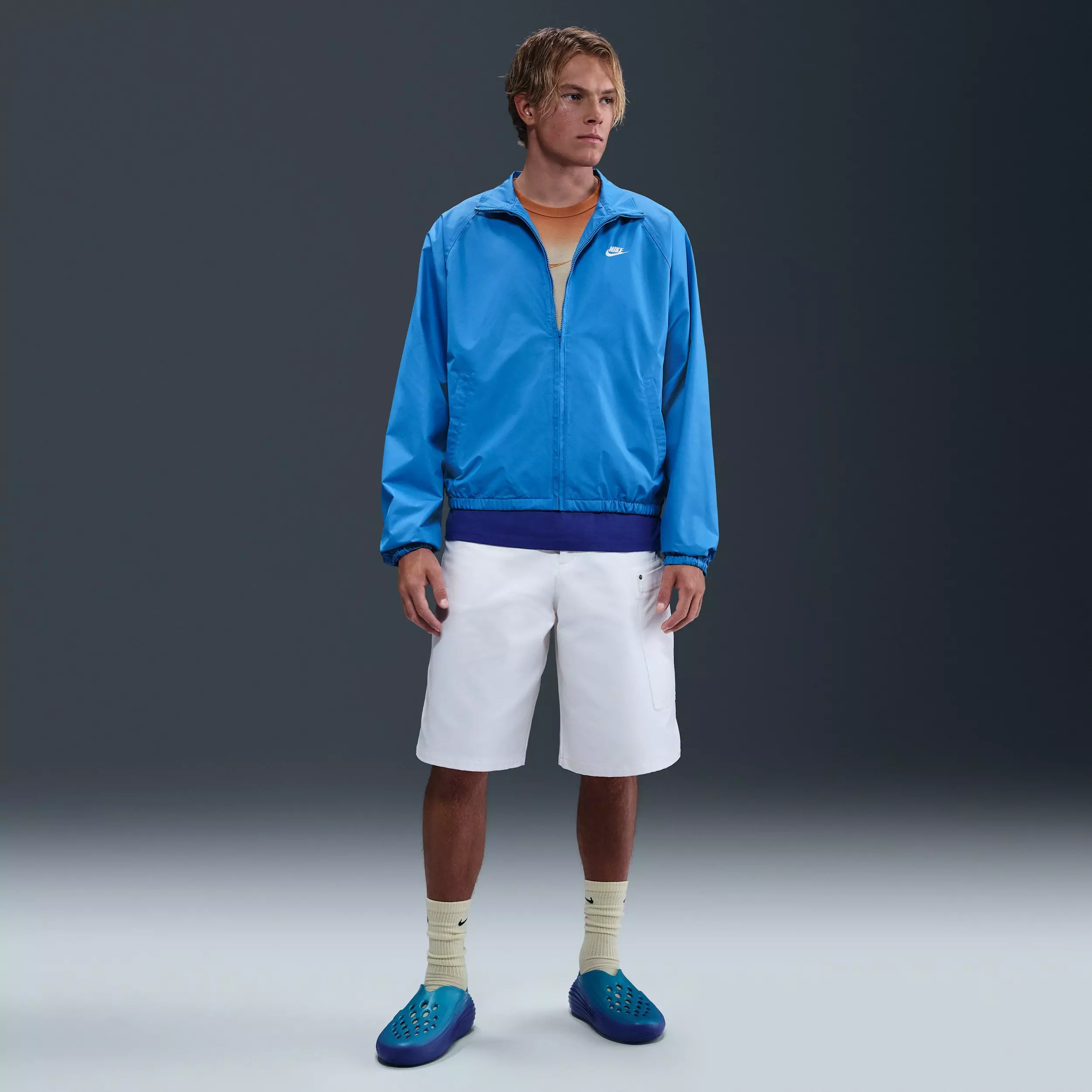 Nike Men's Sportswear Club Roscoe Full-Zip Jacket - BLUE