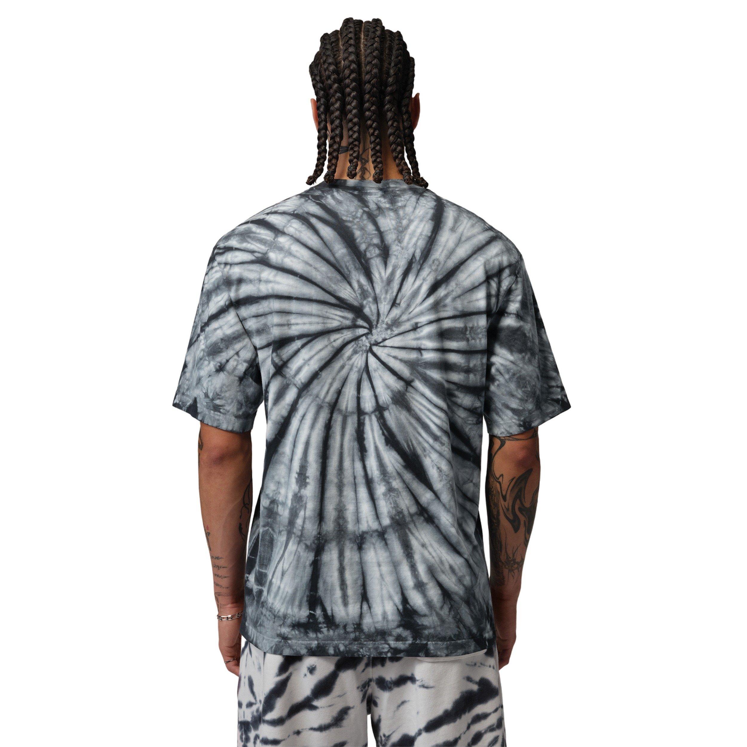 Jordan Men's Brooklyn Tie-Dye Festival T-Shirt - WHITE/BLACK