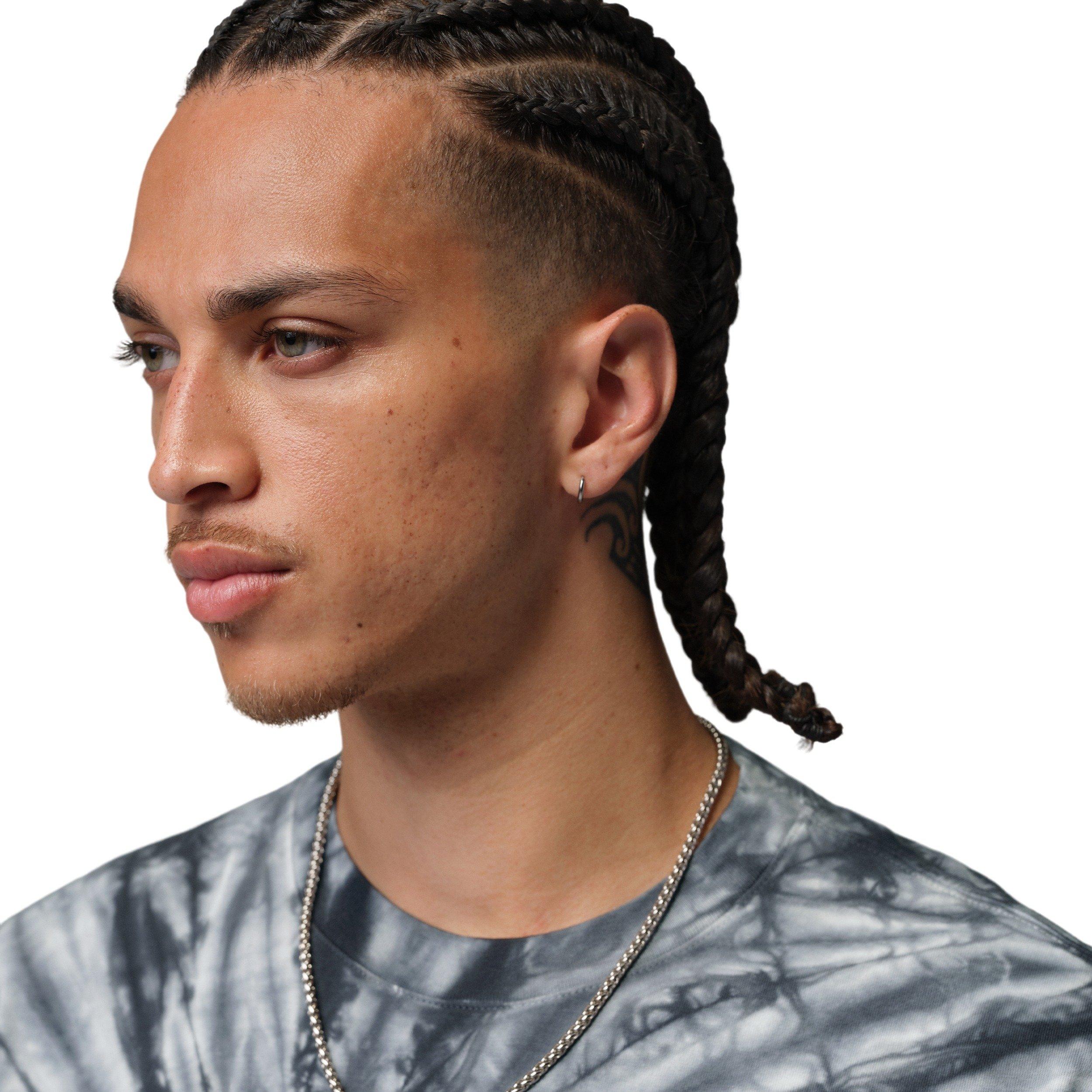 Jordan Men's Brooklyn Tie-Dye Festival T-Shirt - WHITE/BLACK