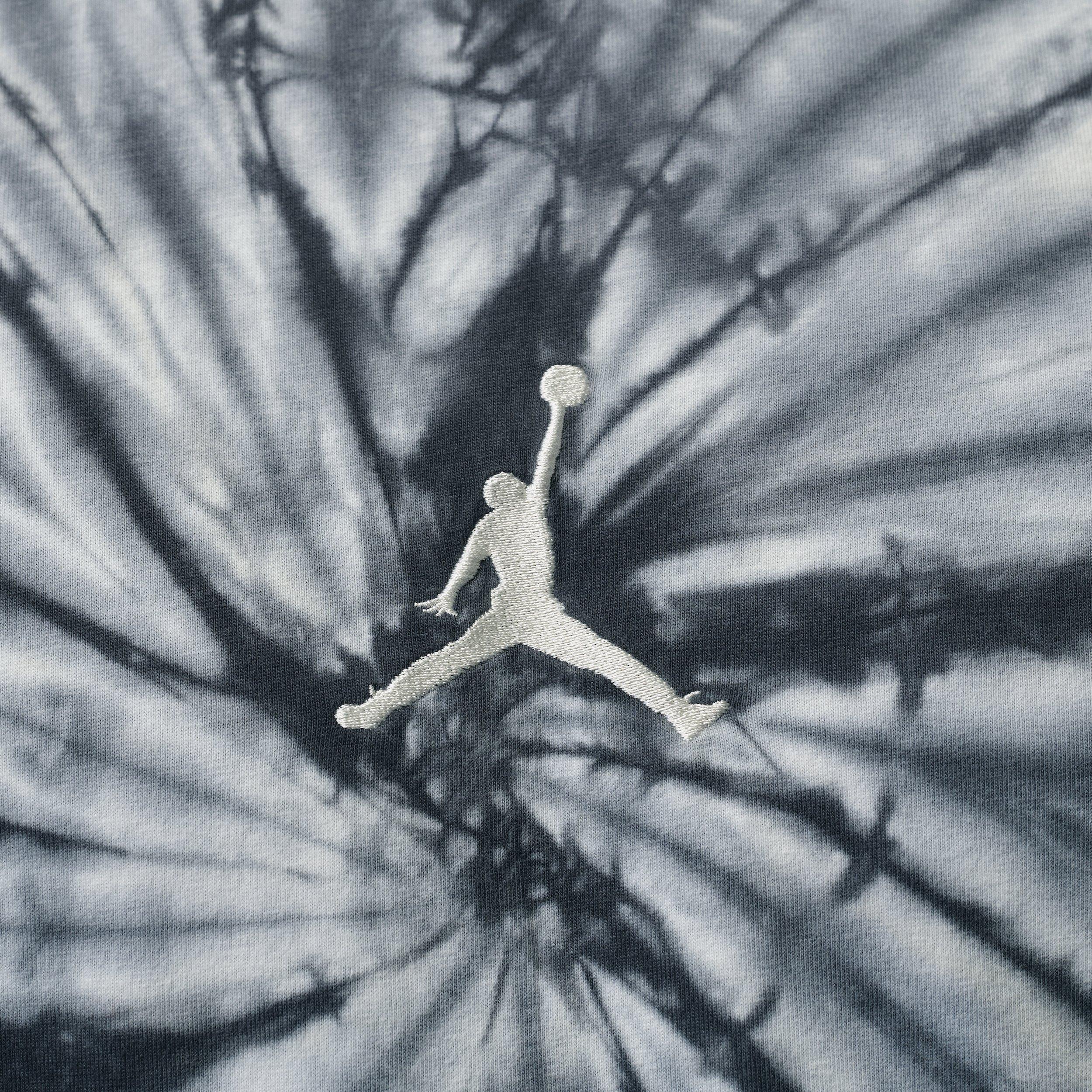 Jordan Men's Brooklyn Tie-Dye Festival T-Shirt - WHITE/BLACK