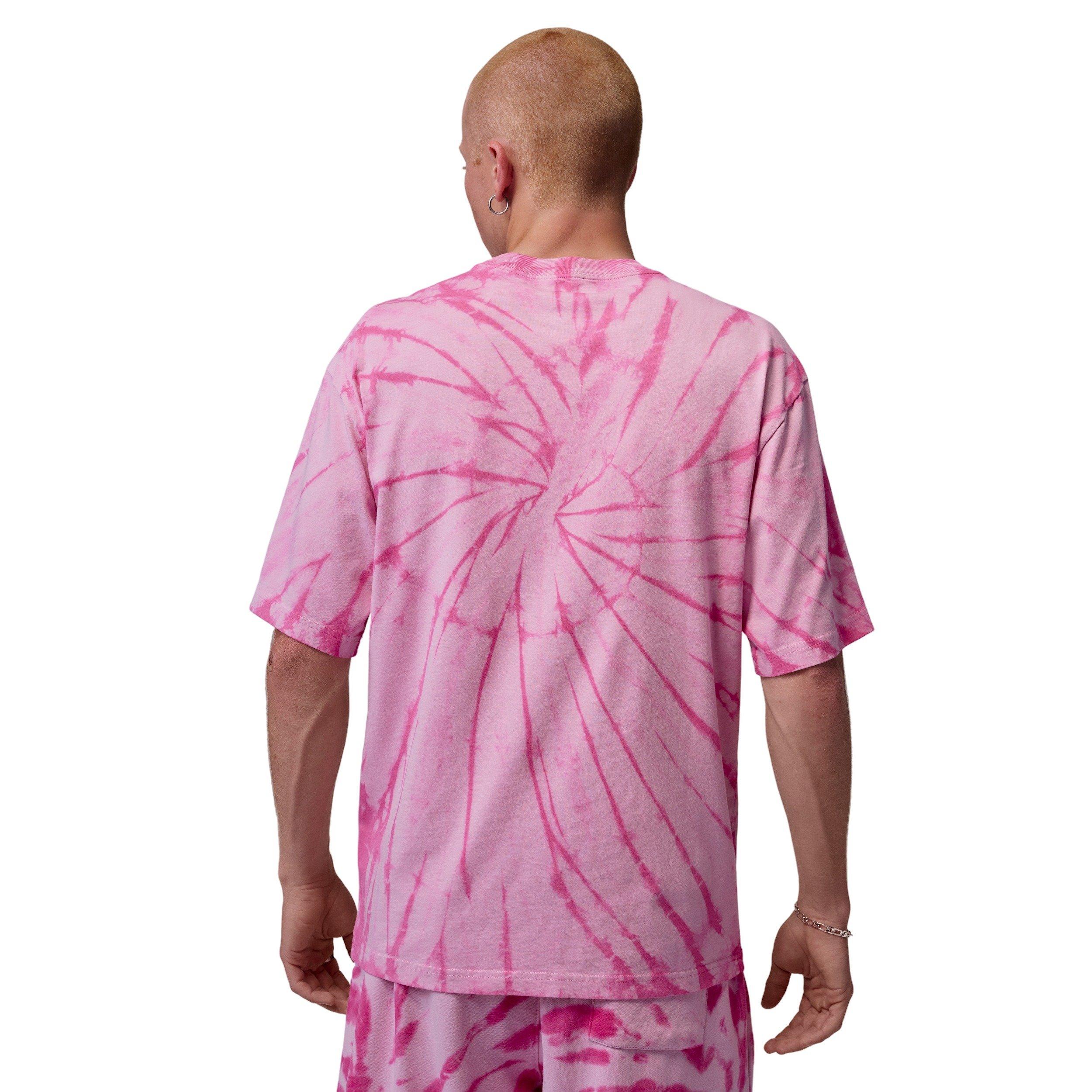 Jordan Men's Brooklyn Tie-Dye Festival T-Shirt - PINK Thumbnail View 2