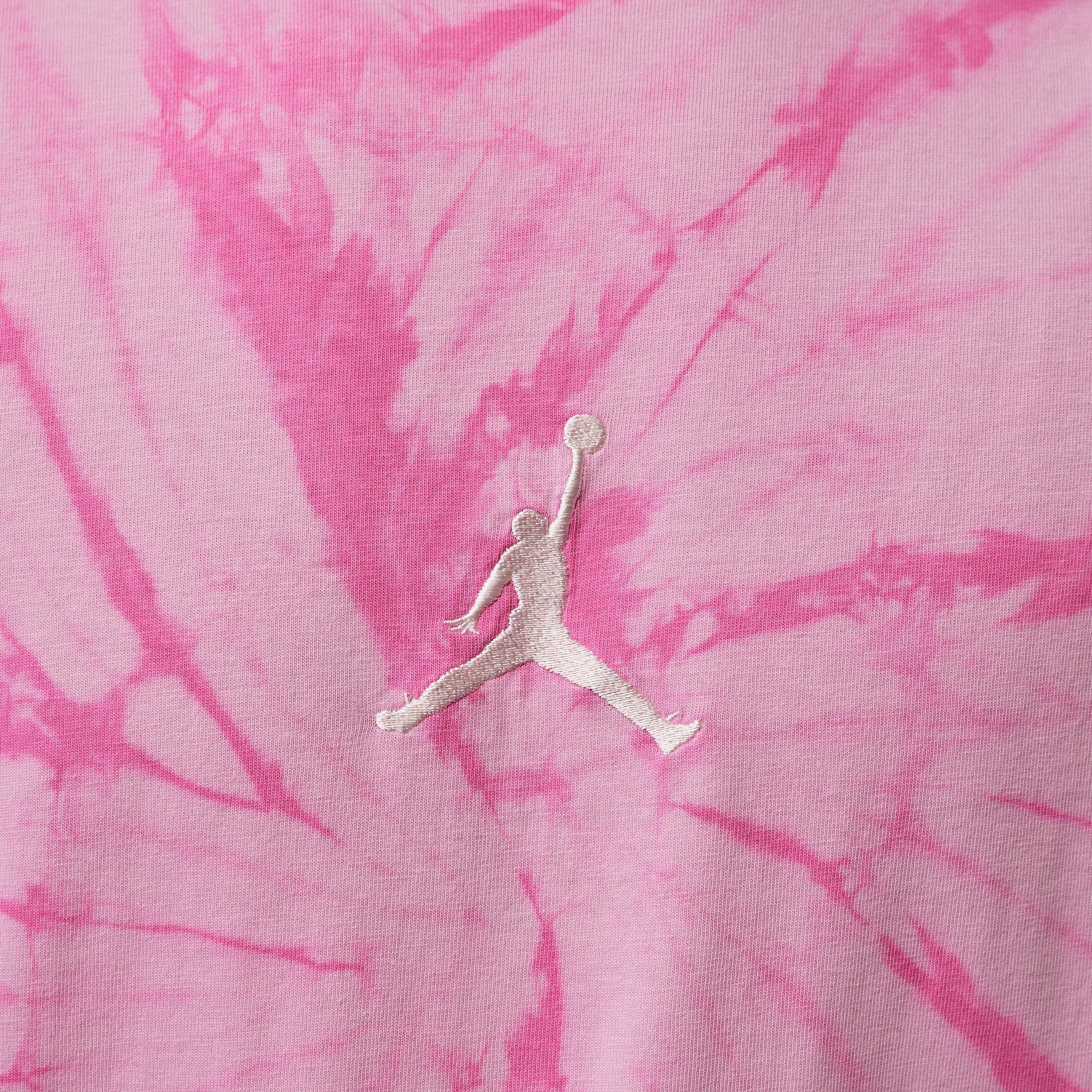 Jordan Men's Brooklyn Tie-Dye Festival T-Shirt - PINK Thumbnail View 4
