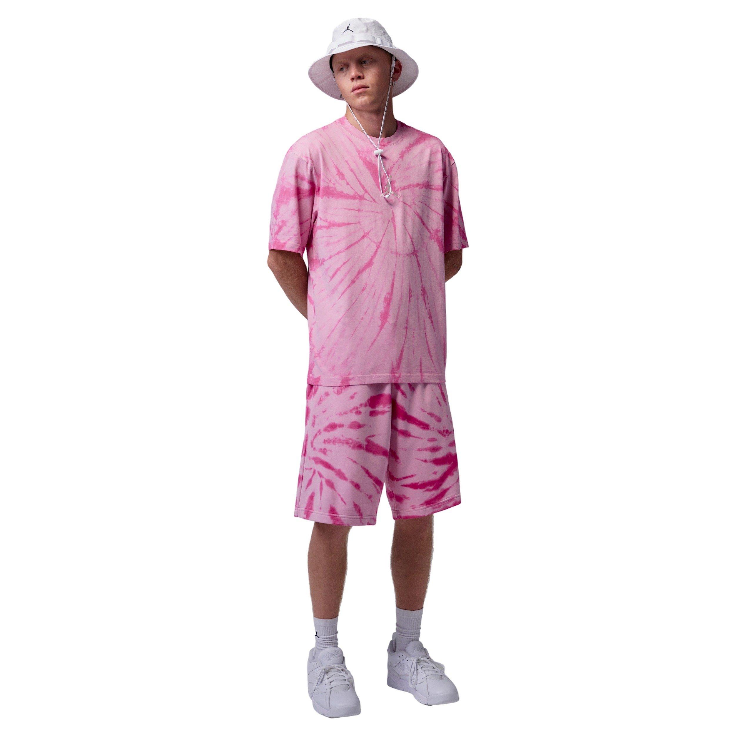 Jordan Men's Brooklyn Tie-Dye Festival T-Shirt - PINK Thumbnail View 5
