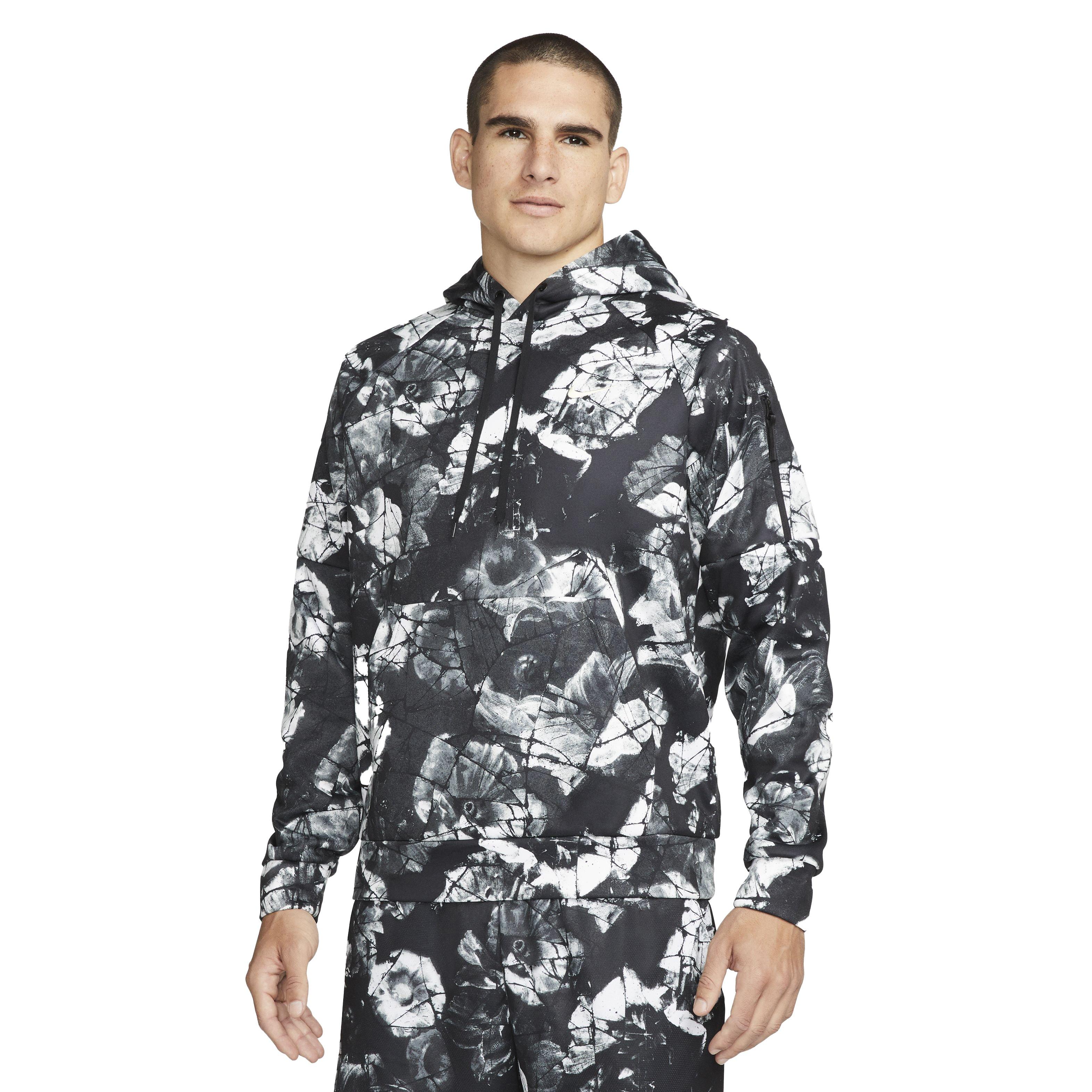 Nike Men's Therma-FIT Pullover Camo Training Hoodie - Hibbett