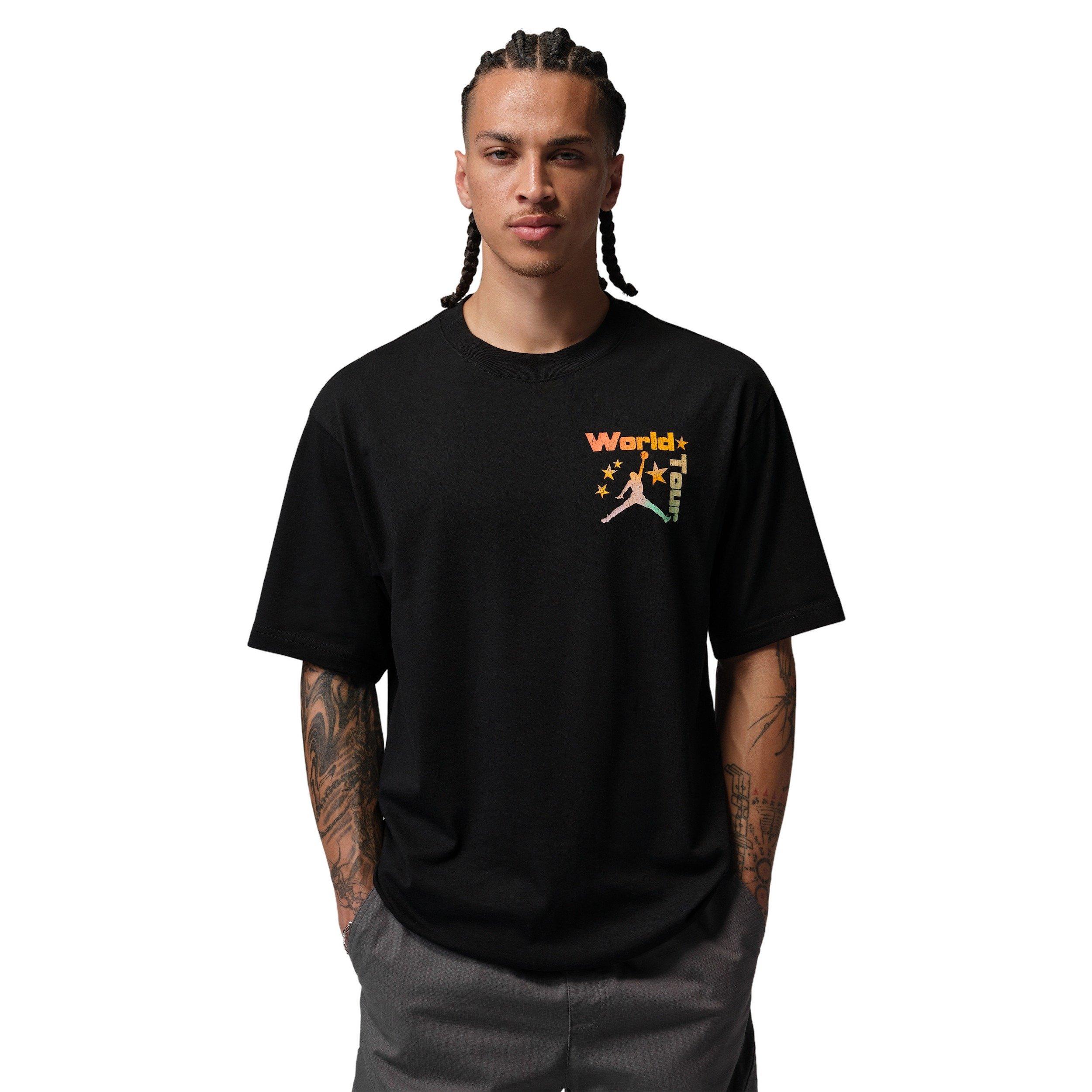Jordan Men's Brooklyn World Tour Festival T-Shirt - BLACK Thumbnail View 1