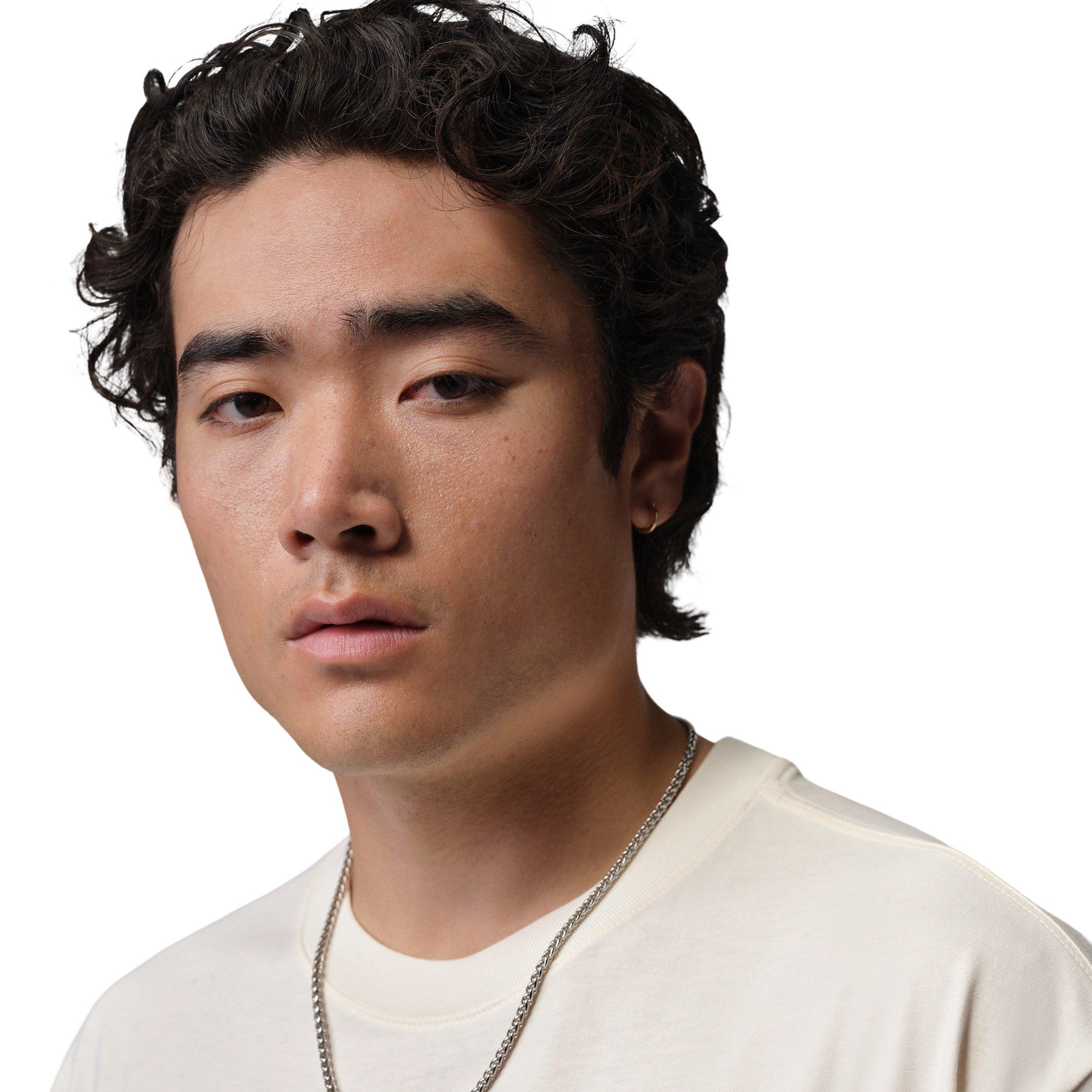 Jordan Men's Brooklyn World Tour Festival T-Shirt - BEIGE Thumbnail View 3