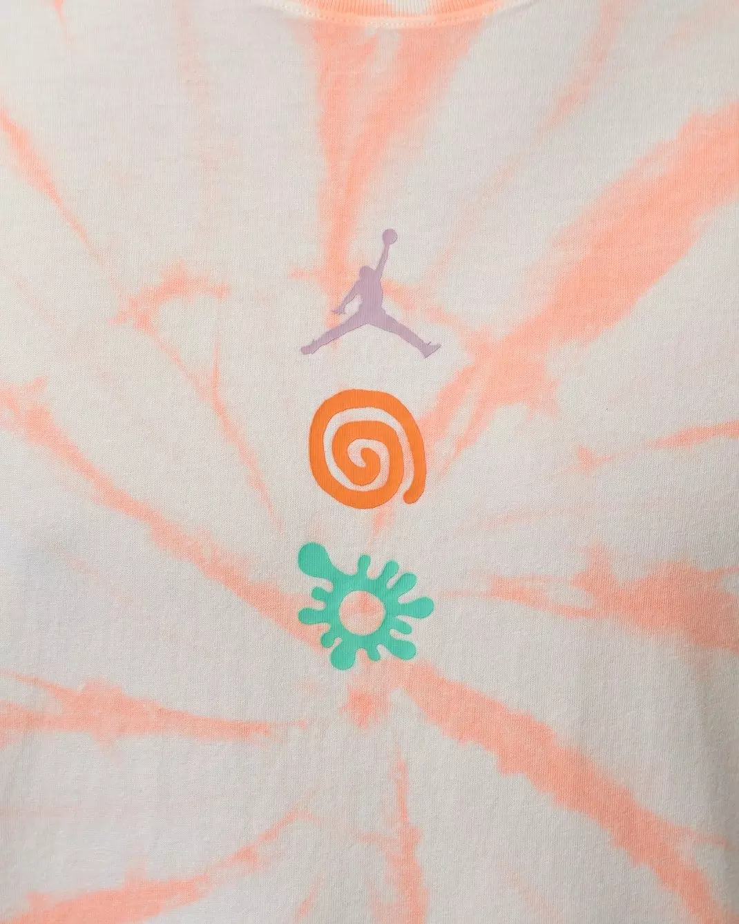Jordan Men's Brooklyn Tie-Dye Global Mindfulness Festival T-Shirt - WHITE