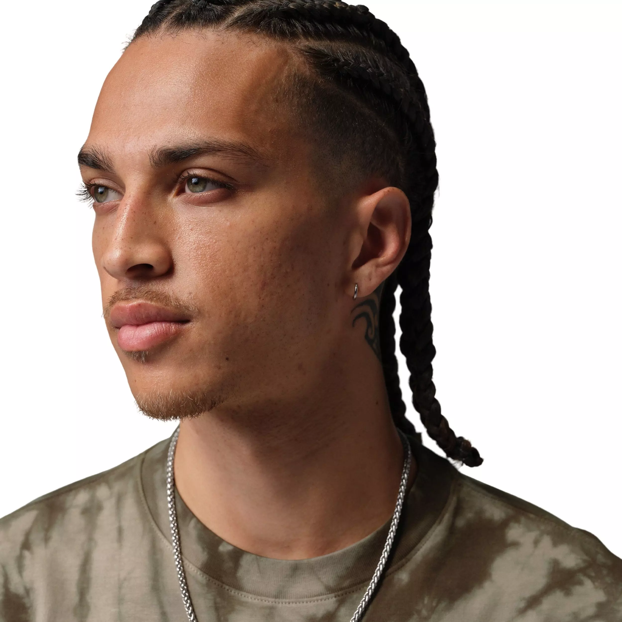 Jordan Men's Brooklyn Tie-Dye Global Mindfulness Festival T-Shirt - BROWN