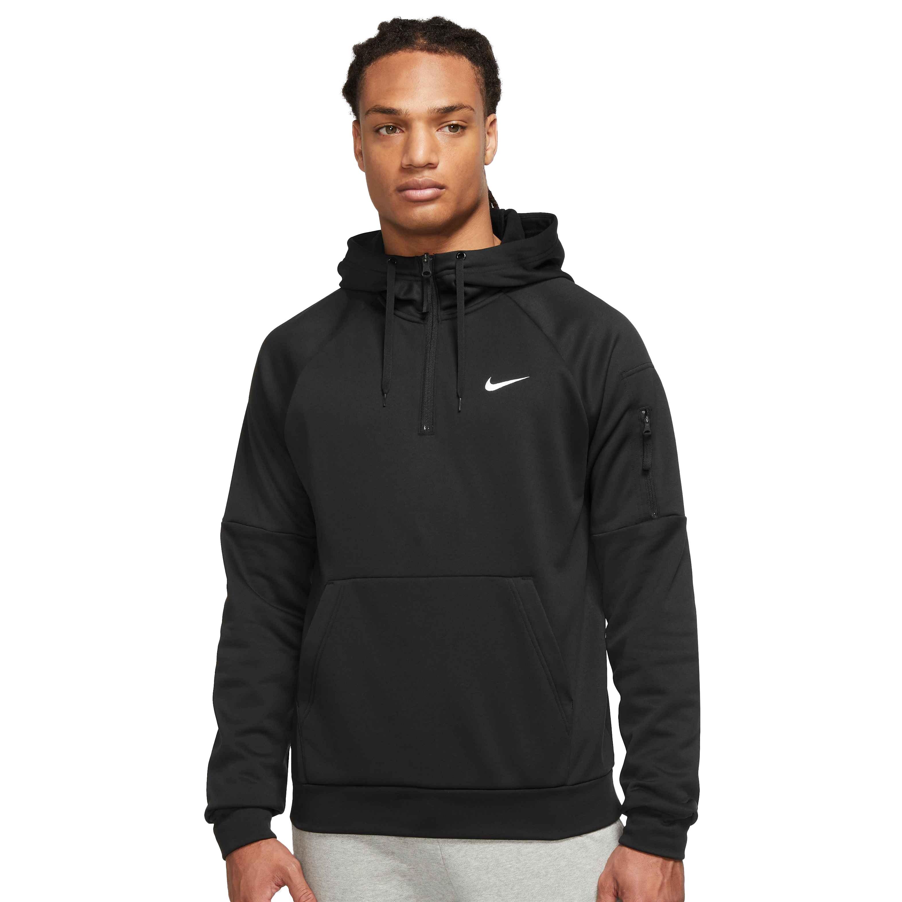 Nike Therma-FIT Chicago White Sox Men's Fleece Hoodie Black NKAQ