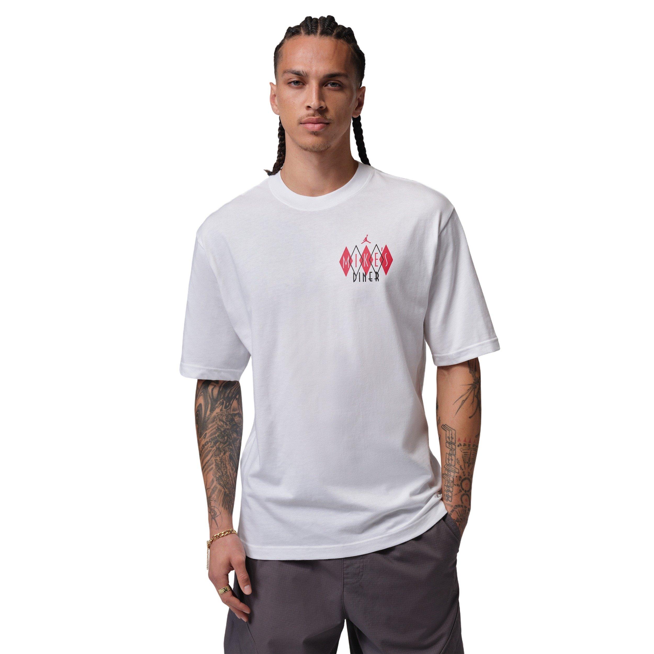 Jordan Men's NC Diner Graphic T-Shirt - WHITE Thumbnail View 1