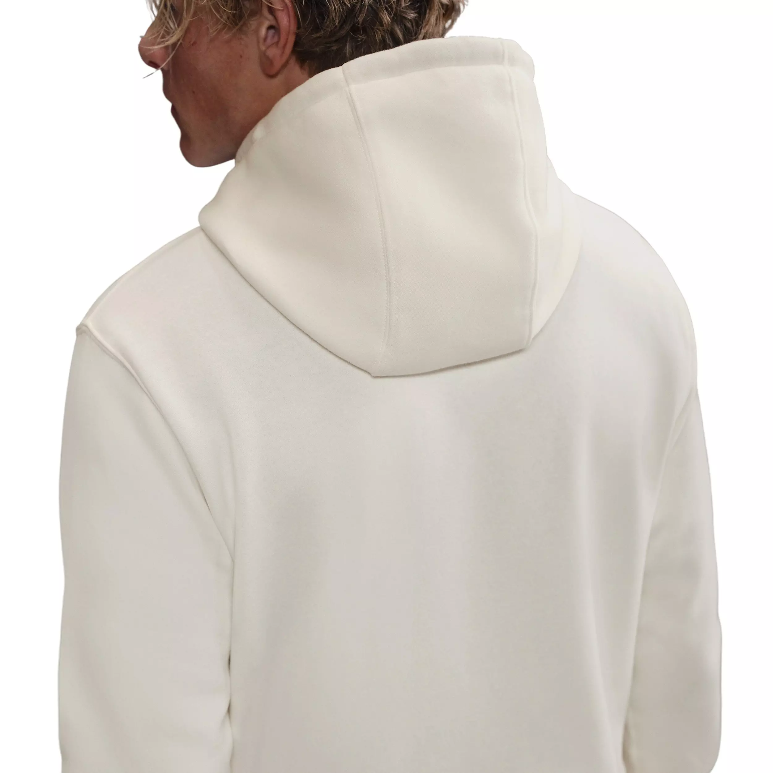 Nike Men's Sportswear Club BB Neo Varsity Fleece Hoodie - WHITE