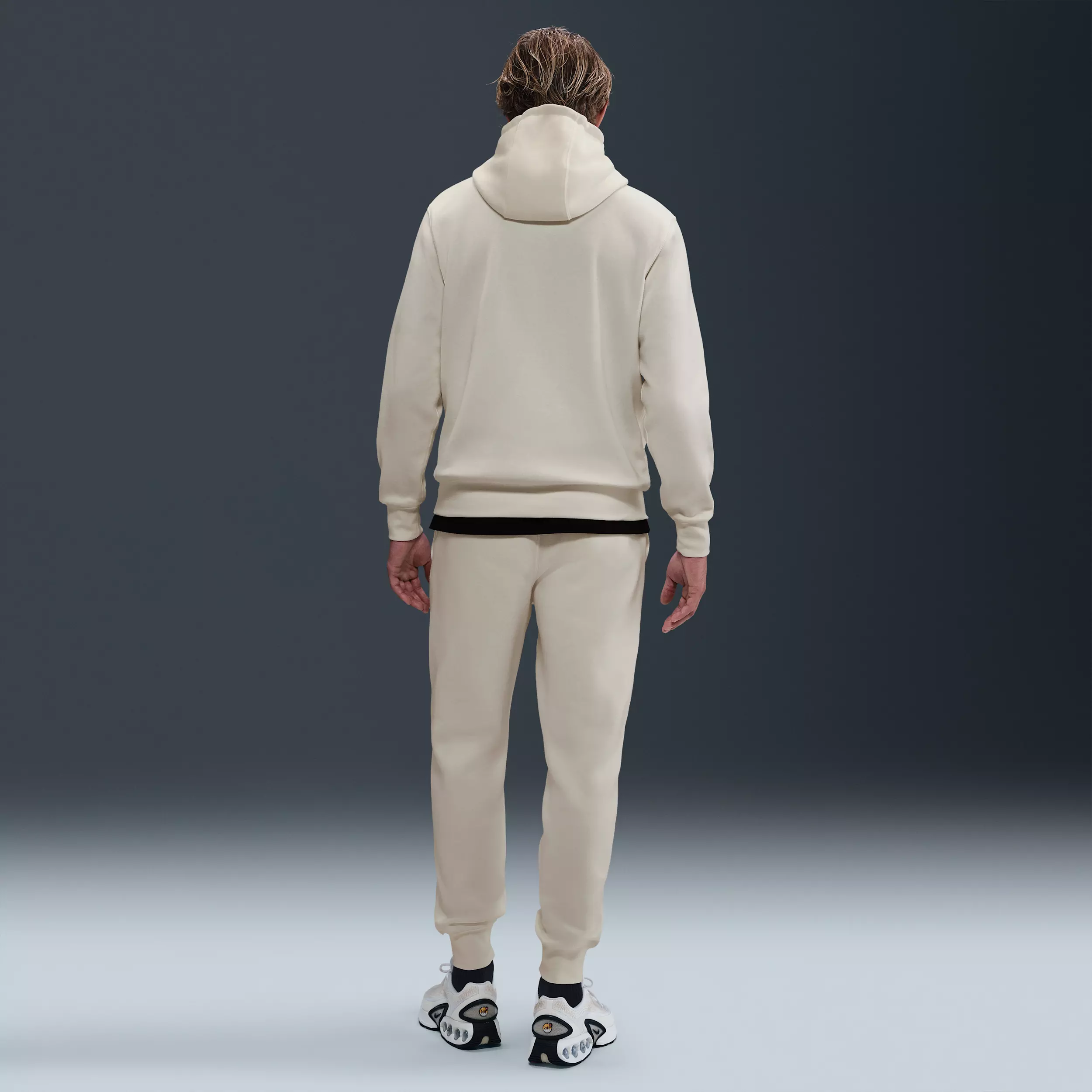 Nike Men's Sportswear Club BB Neo Varsity Fleece Hoodie - WHITE