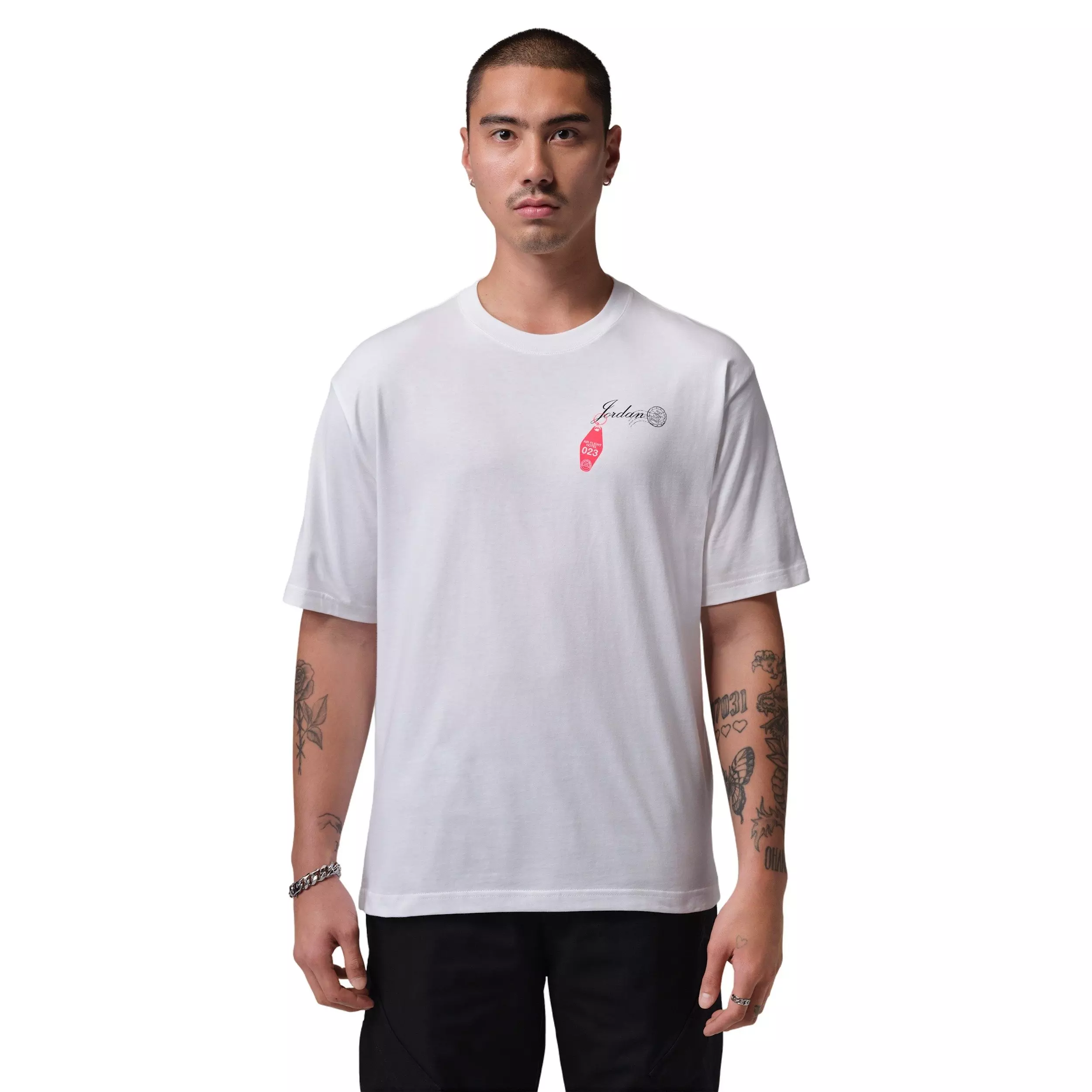 Jordan Men's NC Travel Graphic T-Shirt - White - WHITE