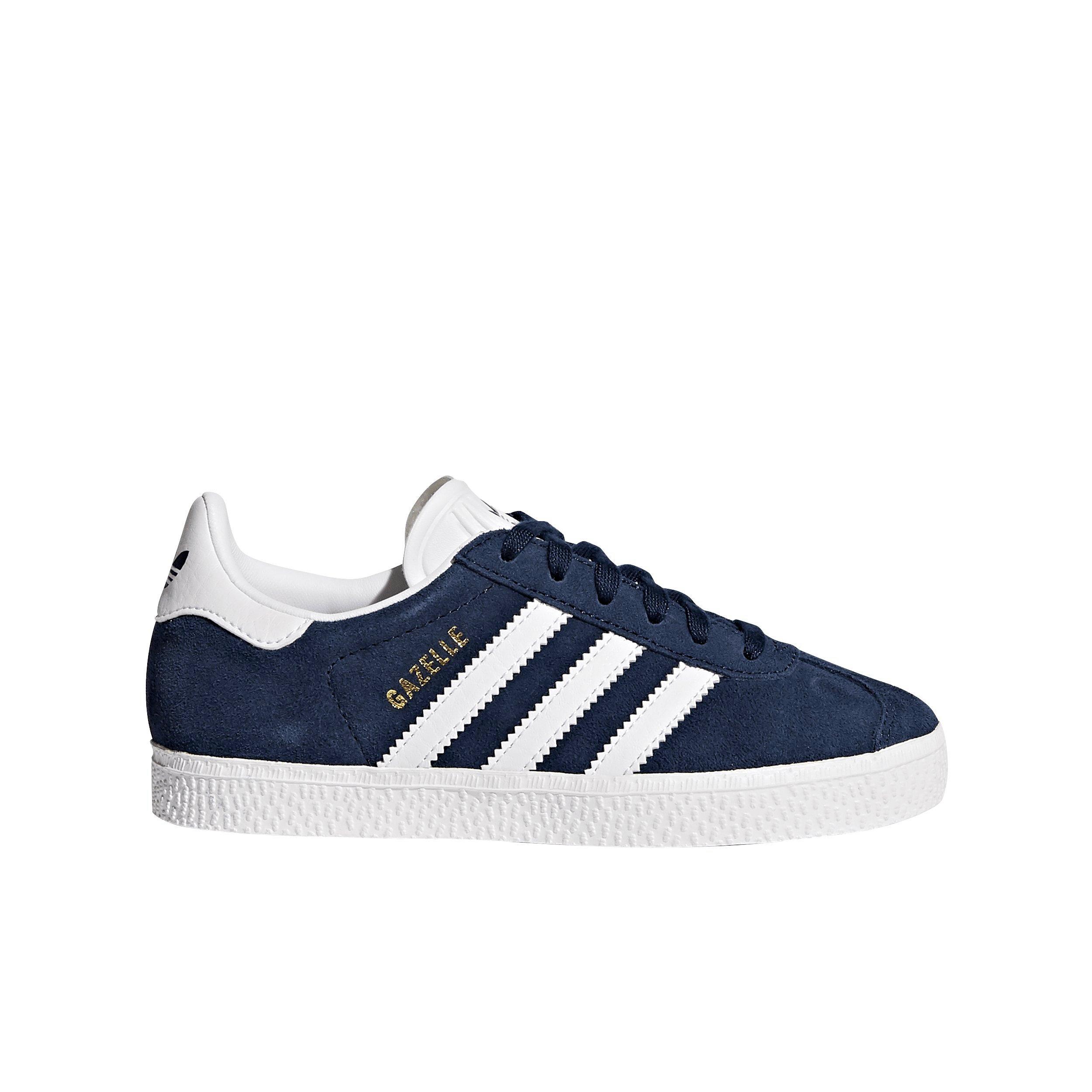 adidas Originals Gazelle Preschool Boys' "Collegiate Navy/Ftwr White/Ftwr White" Shoe