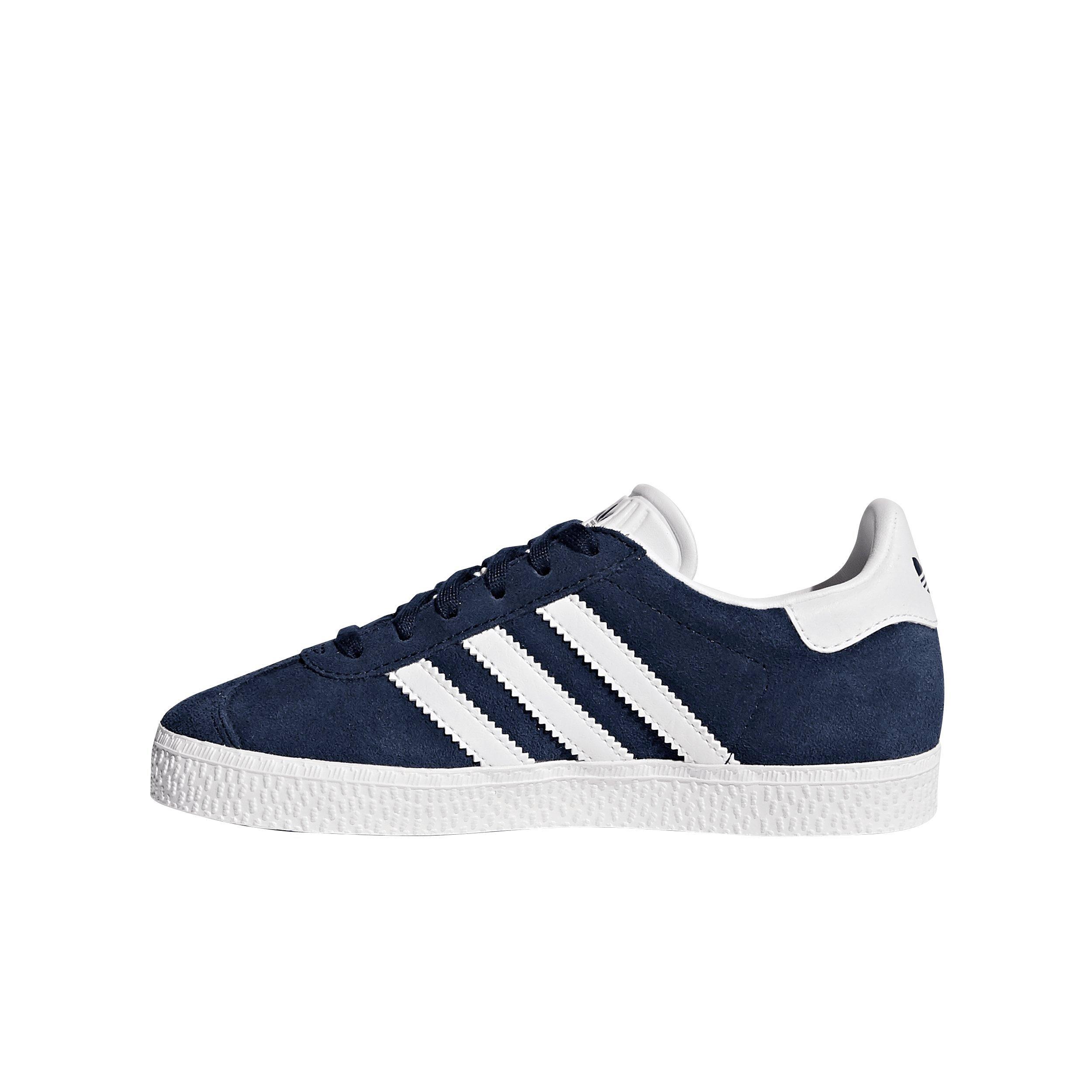 adidas Originals Gazelle Preschool Boys' "Collegiate Navy/Ftwr White/Ftwr White" Shoe