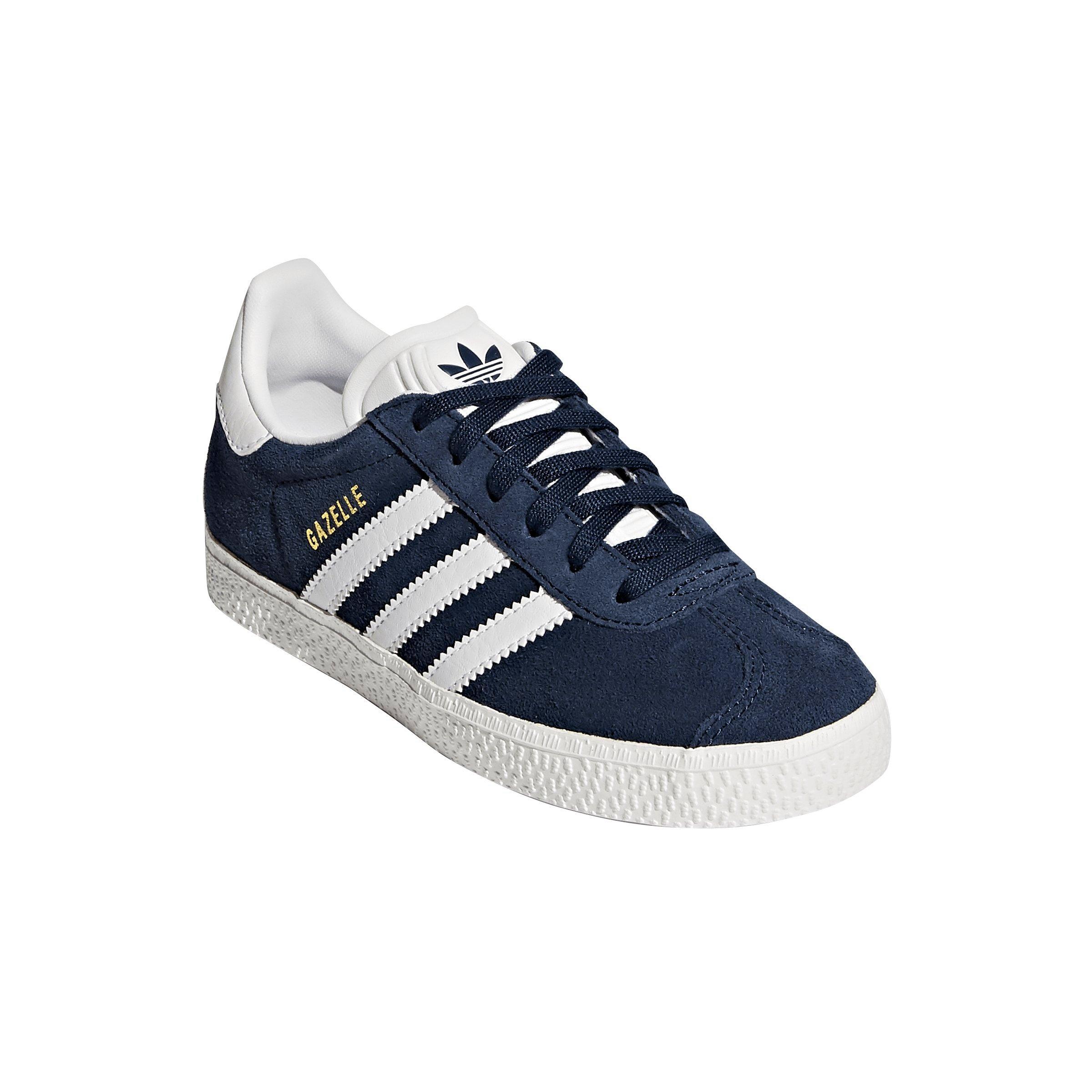 adidas Originals Gazelle Preschool Boys' "Collegiate Navy/Ftwr White/Ftwr White" Shoe